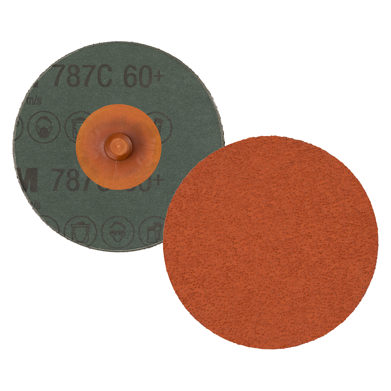 3M 7100100982 | Roloc 2" Diameter 787C 60+ Grit Precision Shaped Ceramic Fibre Disc