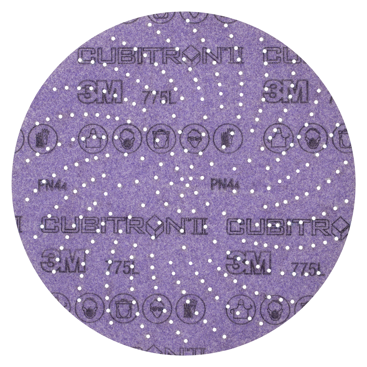 3M 7100246422 | Xtract Cubitron II 8" Diameter 775L 80+ Grit Precision Shaped Ceramic Film Disc