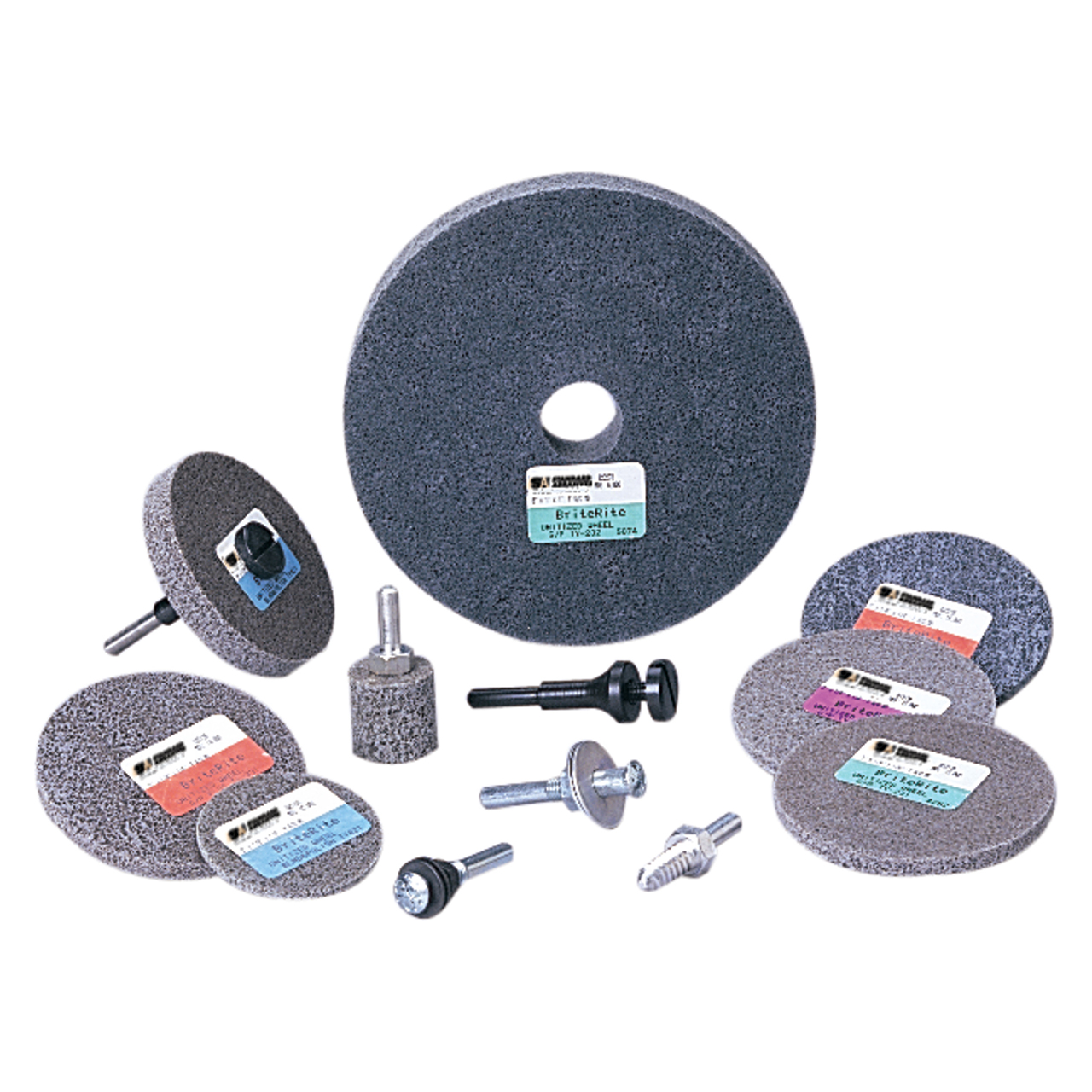 3M 7100074415 | 852178 Standard Abrasives 1" Hole Diameter x 6" OAD x 1" Width Medium Grade Aluminum Oxide Unitized Wheel