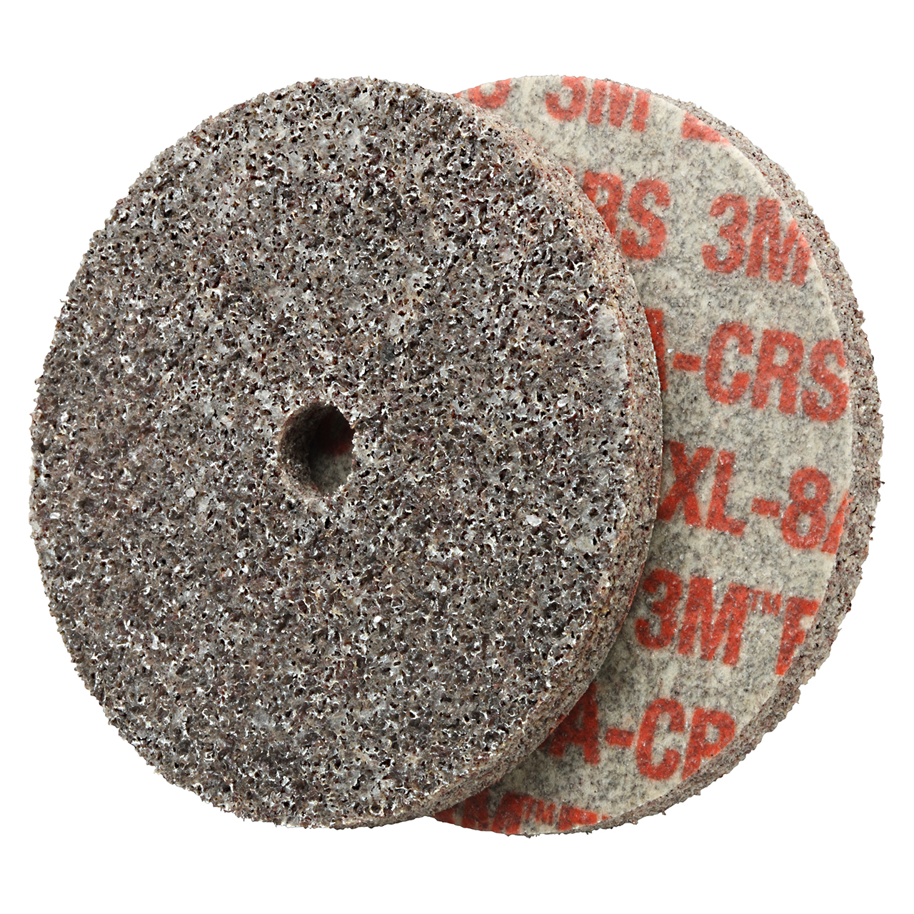 3M 7010366269 | Scotch-Brite 3/8" Hole Diameter x 4" OAD x 1/2" Width Coarse Grade Aluminum Oxide EXL Unitized Wheel