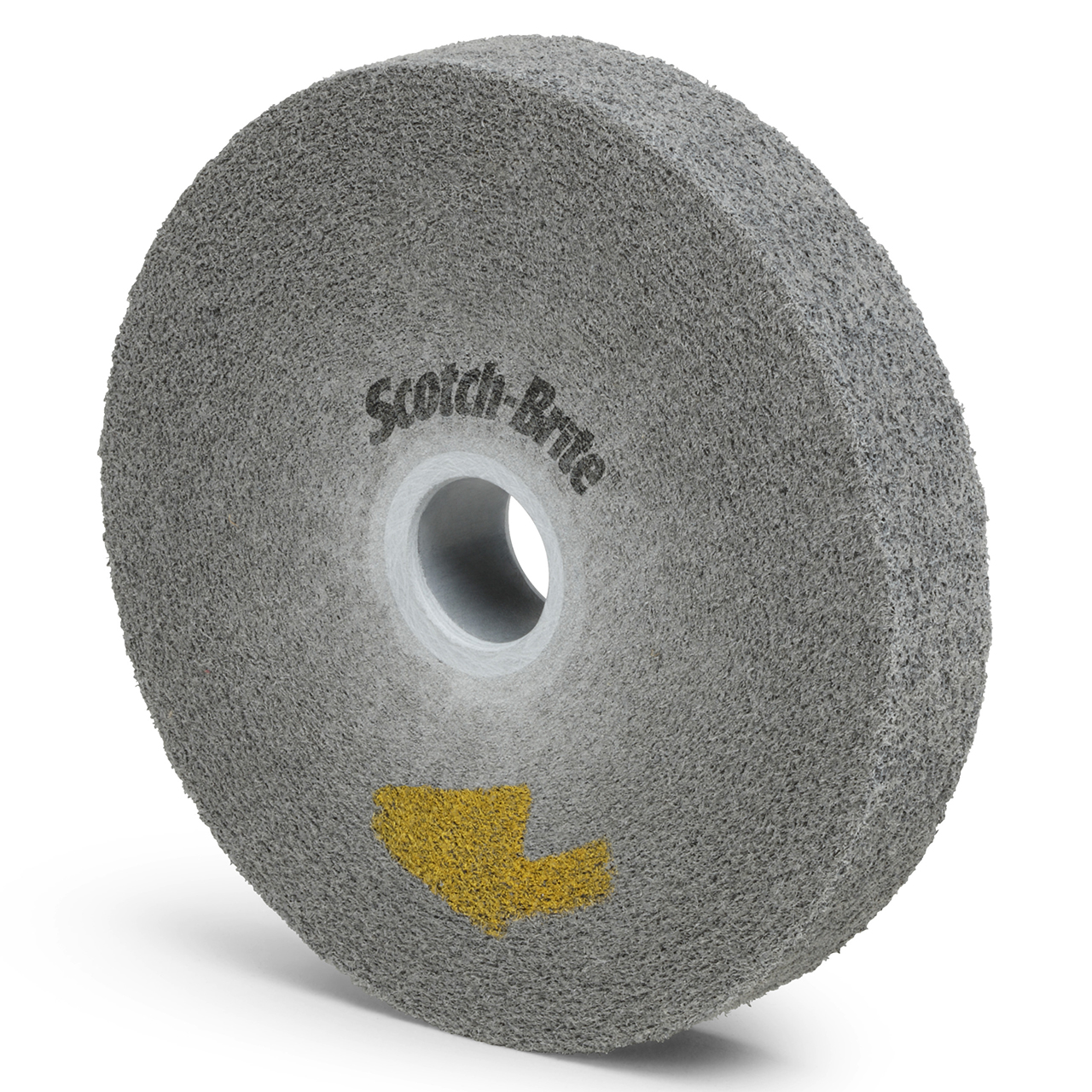 3M 7100159583 | Scotch-Brite 1" Hole Diameter x 6" OAD x 1" Width Fine Grade Silicon Carbide Pro Deburring Convolute Wheel