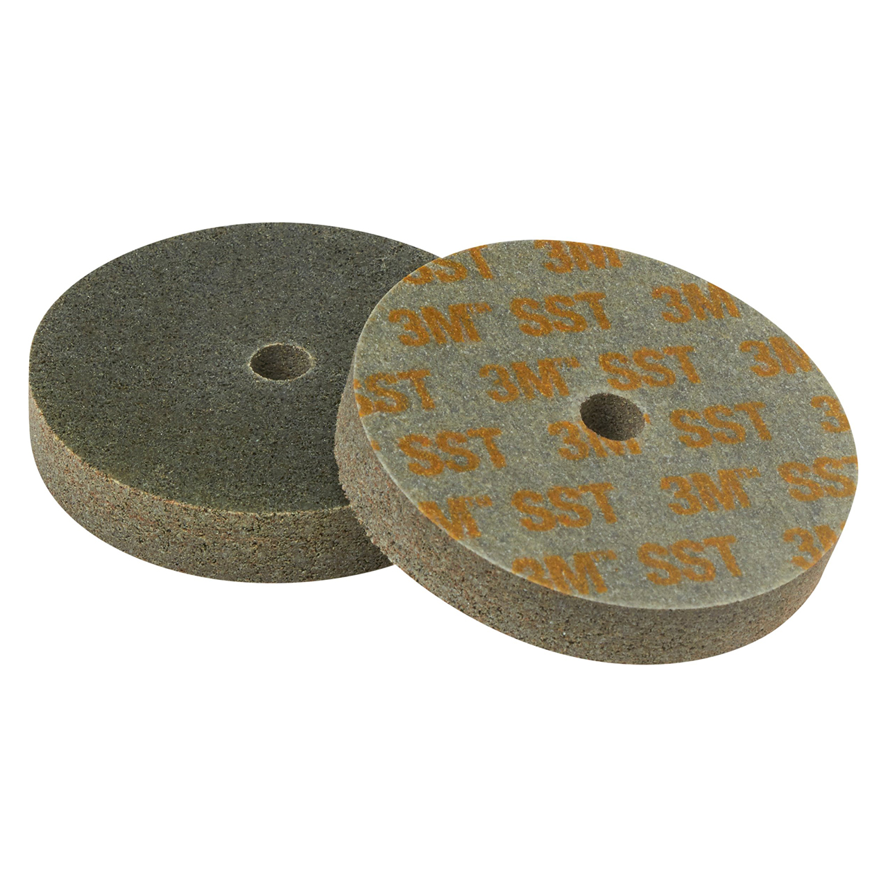 3M 7100189462 | Scotch-Brite 3" Hole Diameter x 3" OAD x 1/4" Width Fine Grade Silicon Carbide Unitized Wheel
