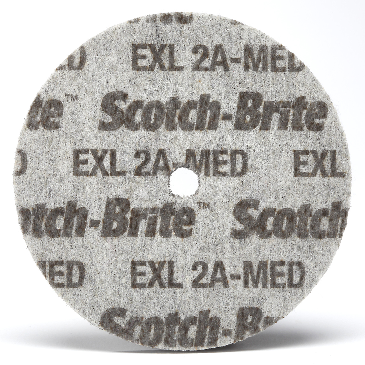 3M 7100188518 | Scotch-Brite 1/2" Hole Diameter x 6" OAD x 1/4" Width Medium Grade Aluminum Oxide EXL Unitized Wheel