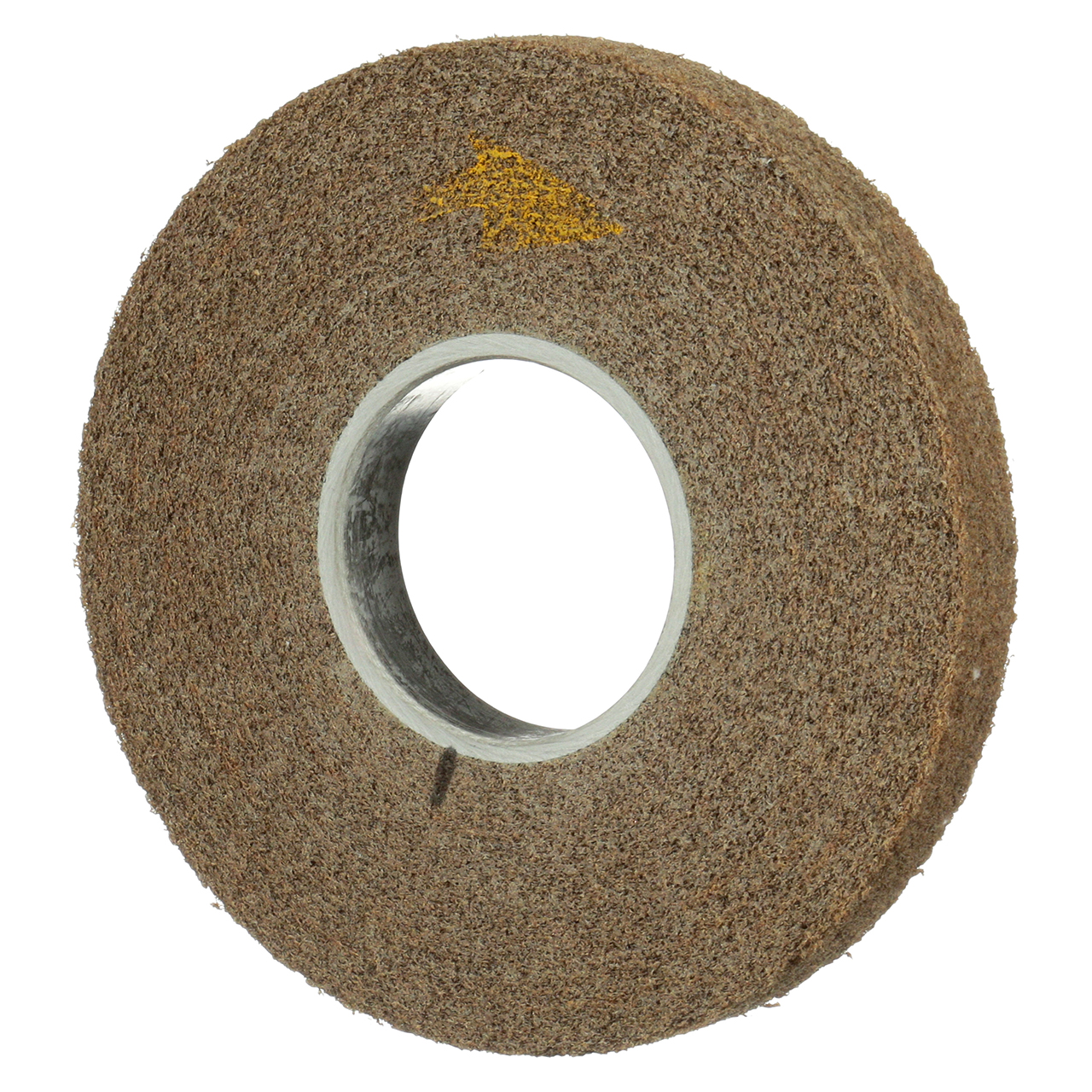 3M 7010328536 | Scotch-Brite 5" Hole Diameter x 10" OAD x 2" Width Fine Grade Aluminum Oxide Cut and Polish Wheel