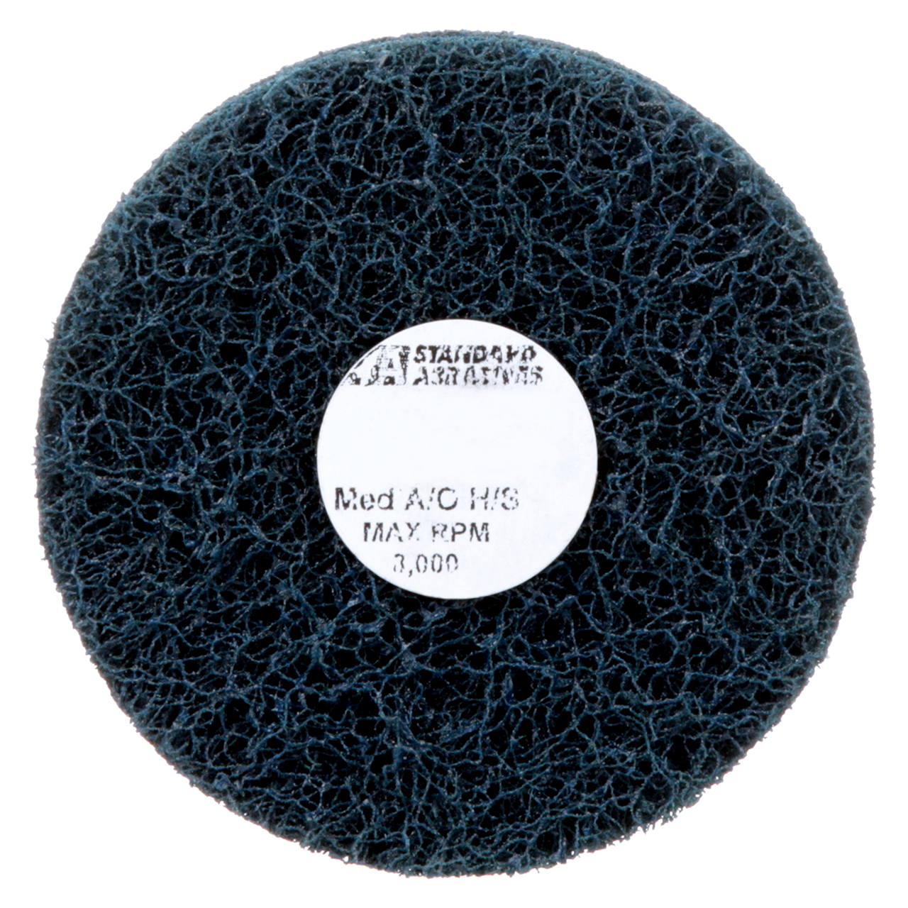 3M 7100093311 | 880475 Standard Abrasives 1/4" Hole Diameter x 3" OAD 2 Ply Aluminum Oxide Buff and Blend HS Wheel