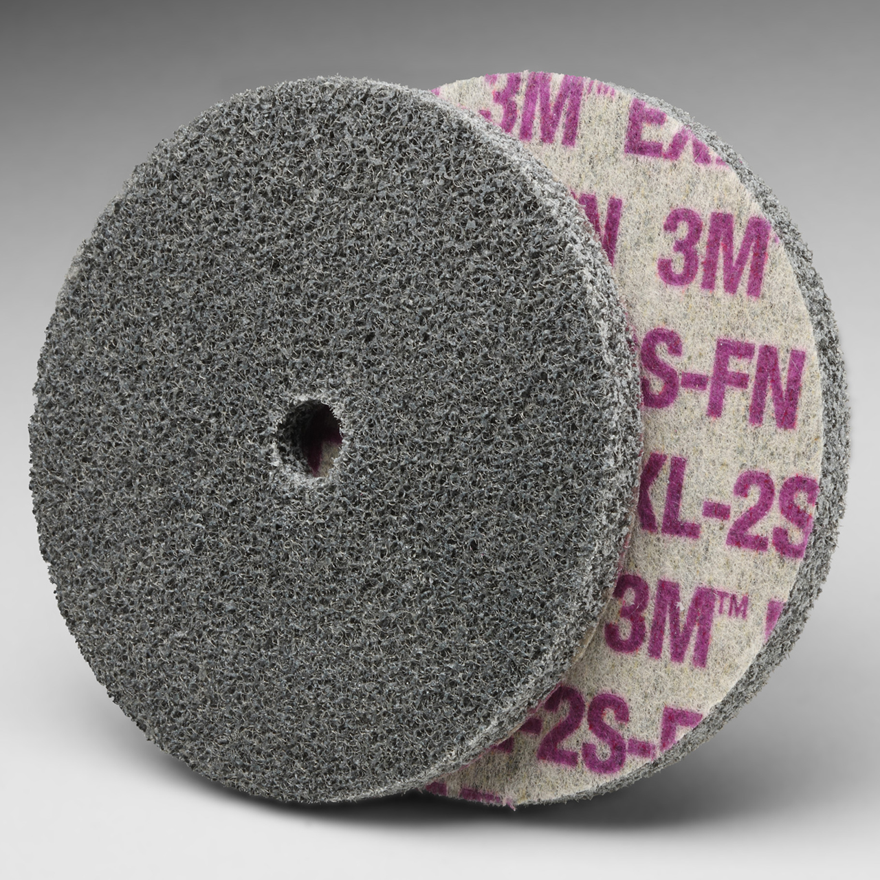 3M 7100111508 | Scotch-Brite 1/4" Hole Diameter x 5" OAD x 1/4" Width Fine Grade Silicon Carbide EXL Unitized Wheel