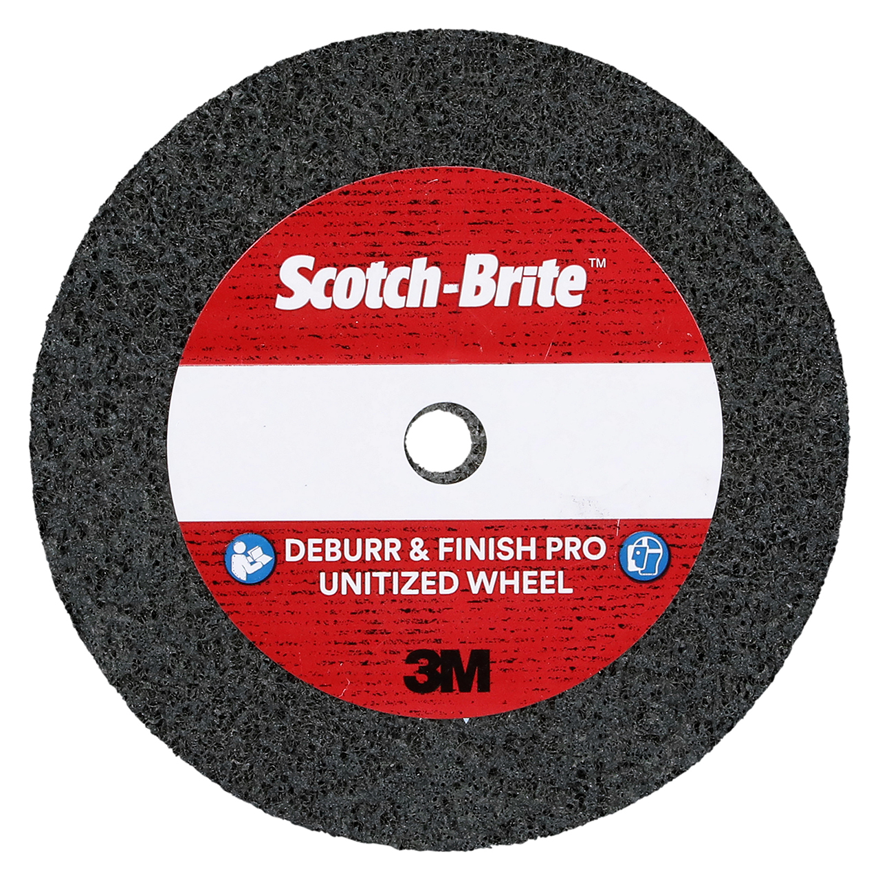 3M 7100143462 | Scotch-Brite 2" Diameter x 3/4" Width Fine Grade Precision Shaped Ceramic Deburr & Finish Pro Unitized Wheel