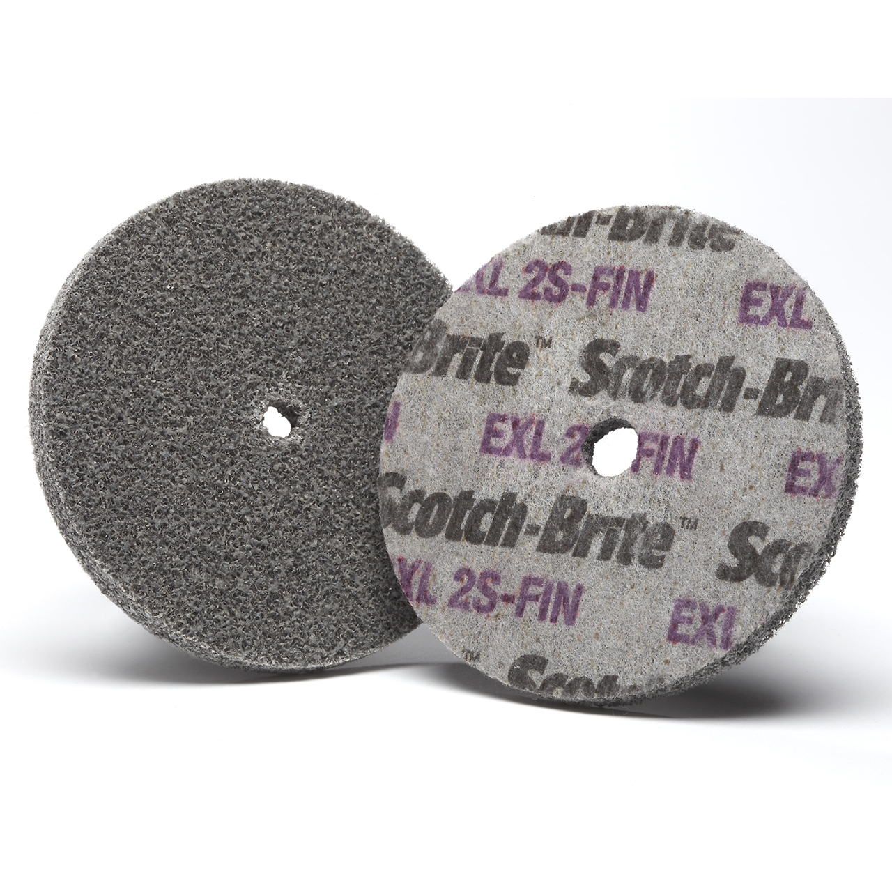 3M 7010365099 | Scotch-Brite 1/4" Hole Diameter x 5" OAD x 1/2" Width Fine Grade Silicon Carbide EXL Unitized Wheel