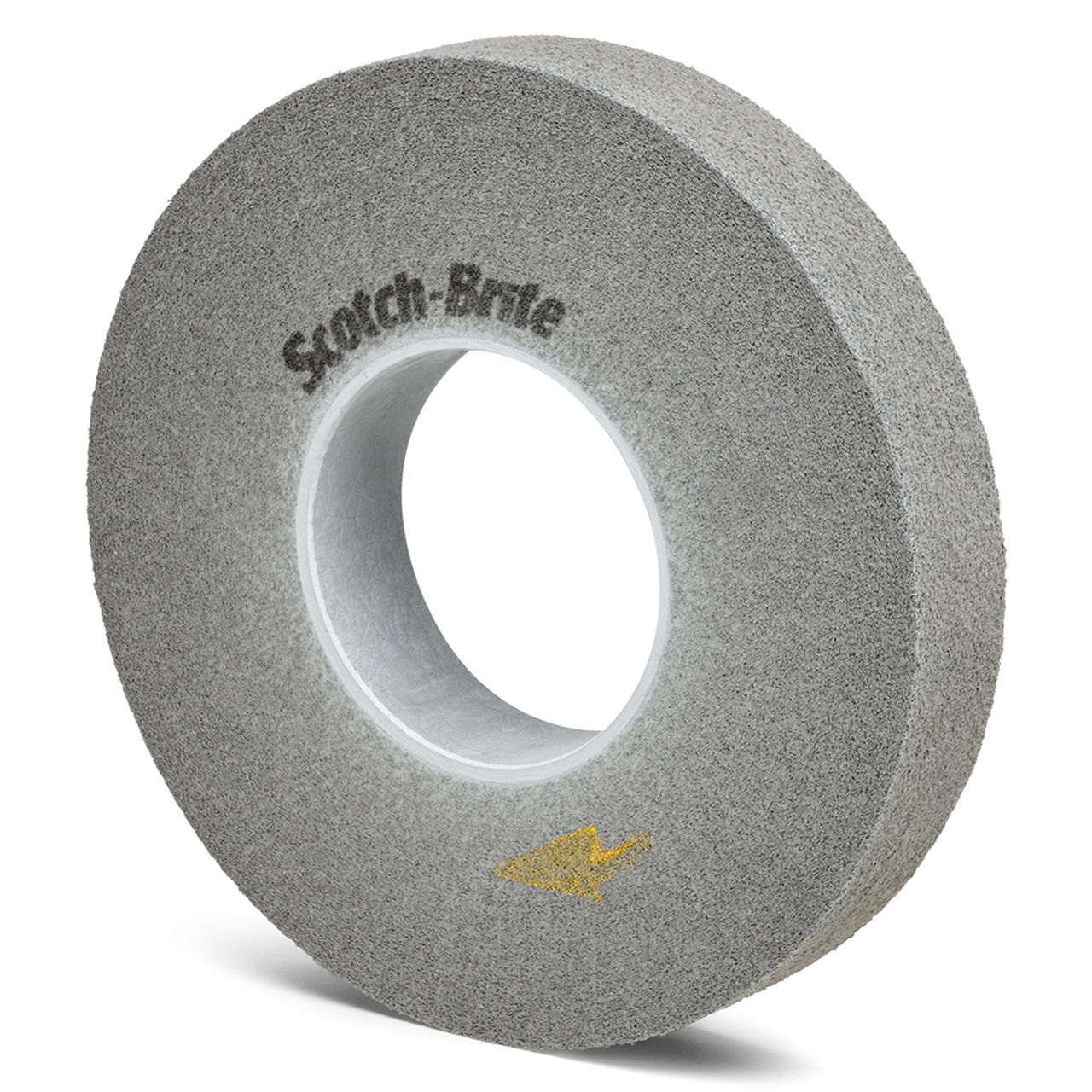 3M 7010367003 | Scotch-Brite 5" Hole Diameter x 12" OAD x 2" Width Fine Grade Silicon Carbide Pro Deburring Convolute Wheel
