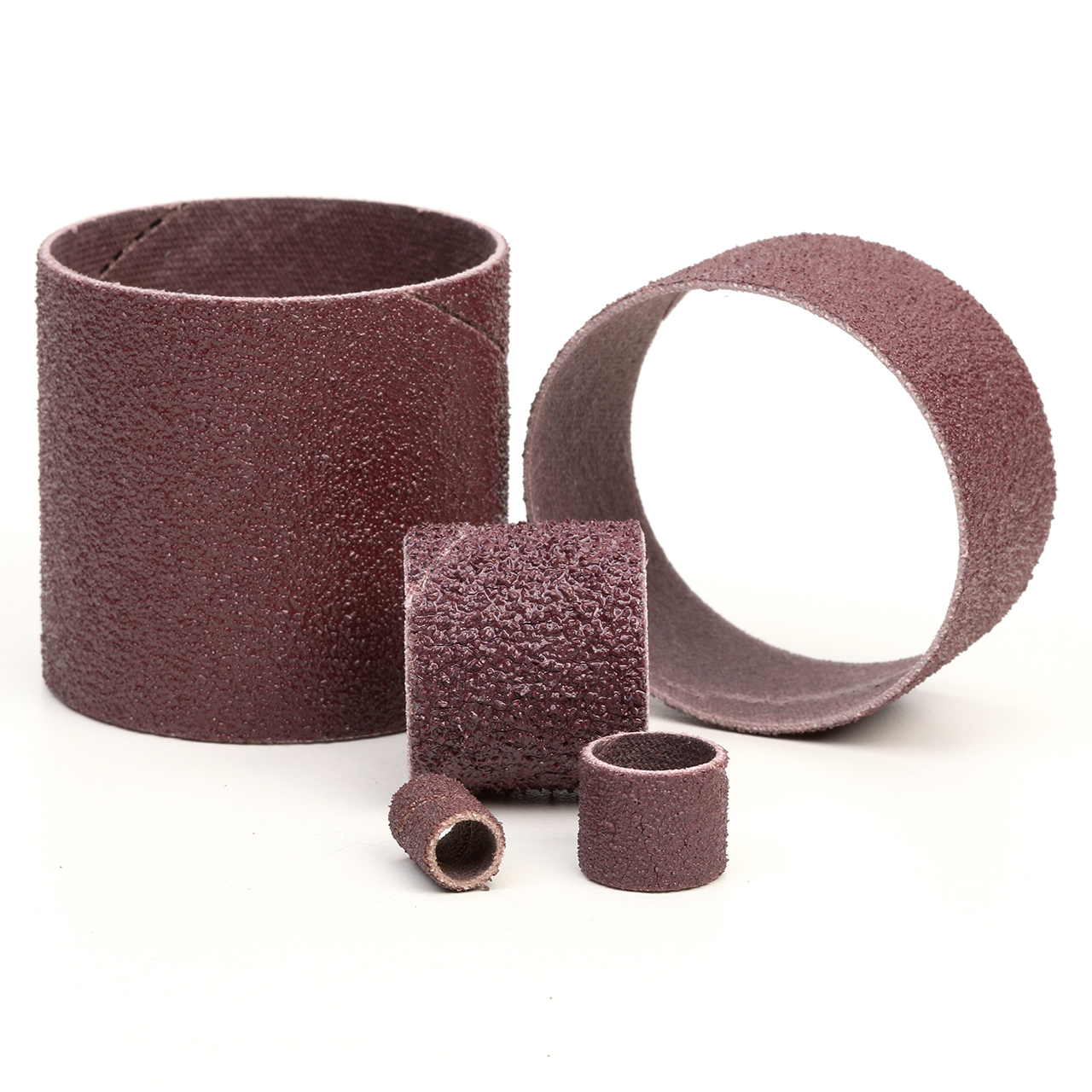 3M 7010363806 | 0.750" Diameter x 2.000" OAL x 80 Grit Aluminum Oxide Spiral Band