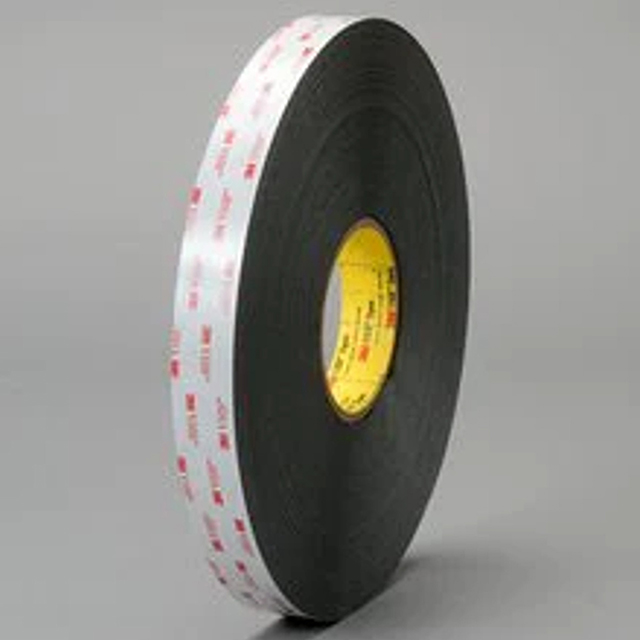 3M 7000018825 | VHB 3.000" Size x 36.089yd OAL x 23.620" Width Acrylic Foam 5952 VHB Tape - Black