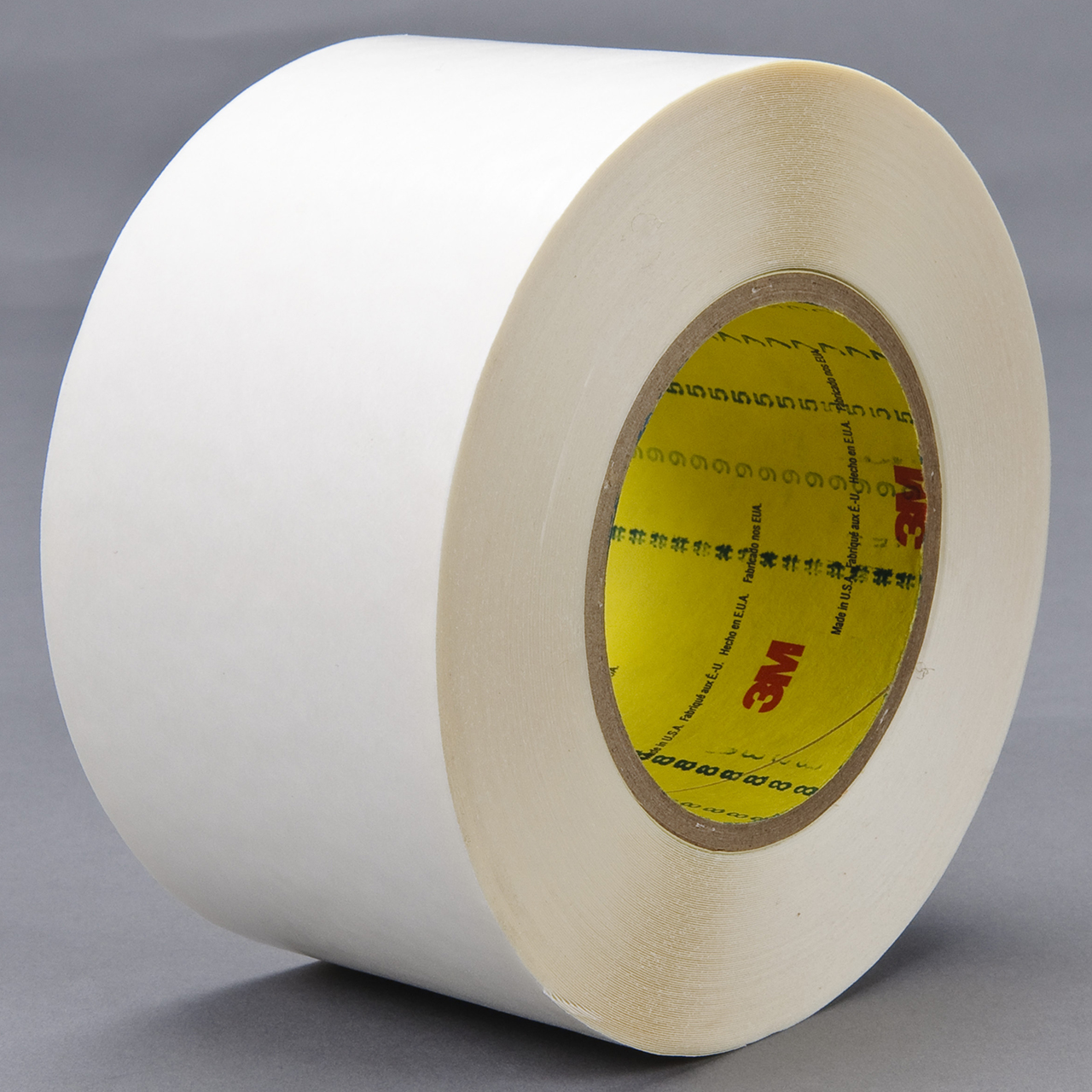 3M 7010373728 | 3.000" Size x 360.000yd Overall Length x 1.500" Width x 0.178mil Baking Thickness HDPE 9579 Splicing & Tabbing Tape - White