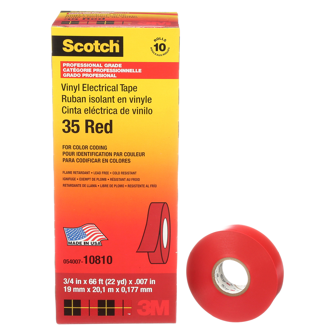 3M 7000006094 | 35-3/4X66FT-RD Scotch 66' OAL x 0.750