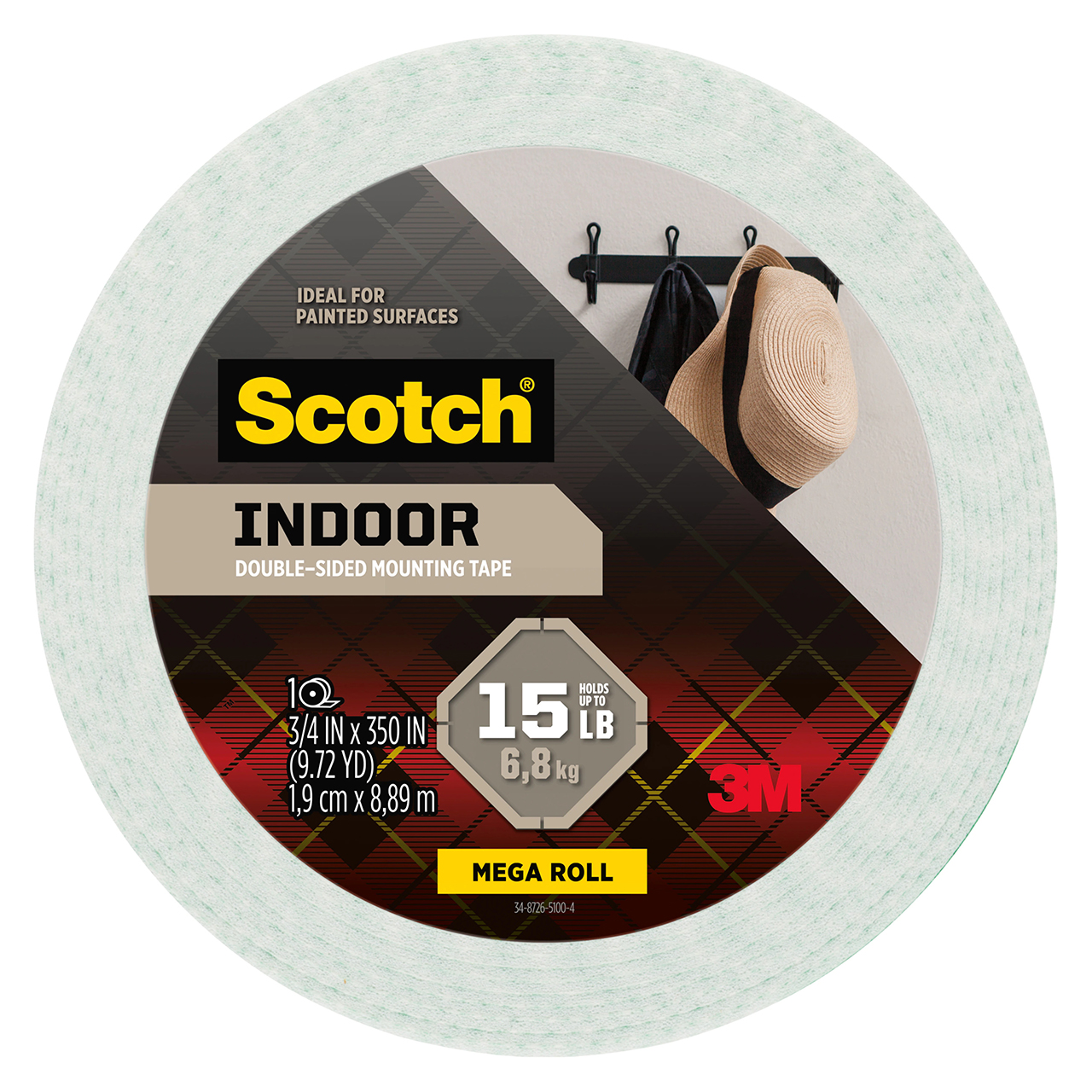3M 7100241747 | Scotch 0.750" Width General Purpose Foam Tape