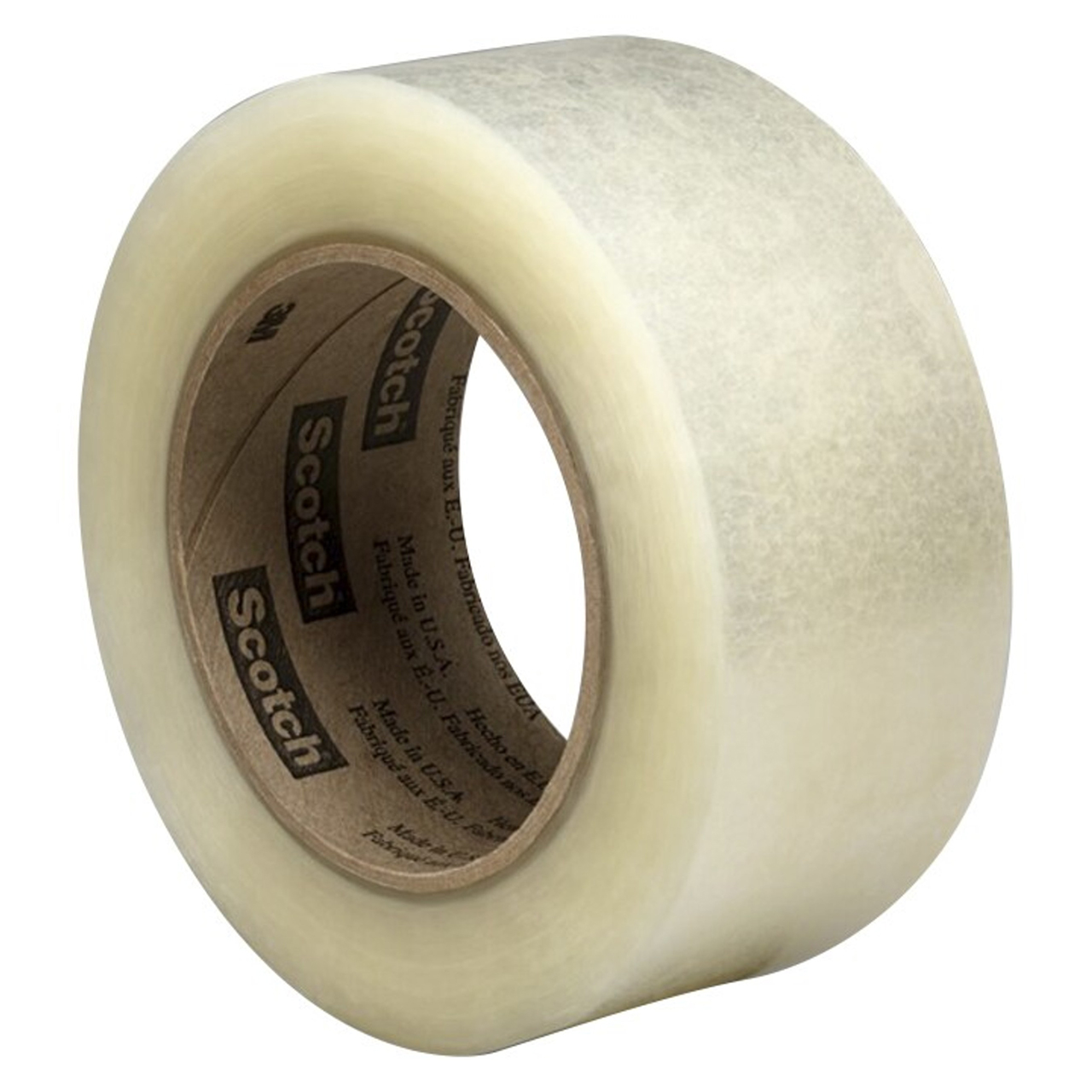 3M 7100240701 | 3.000" Size x 109.361yd OAL x 1.880" Width x 1.600mil Baking Thickness Polypropylene Film 313 Box Sealing Tape - Transparent