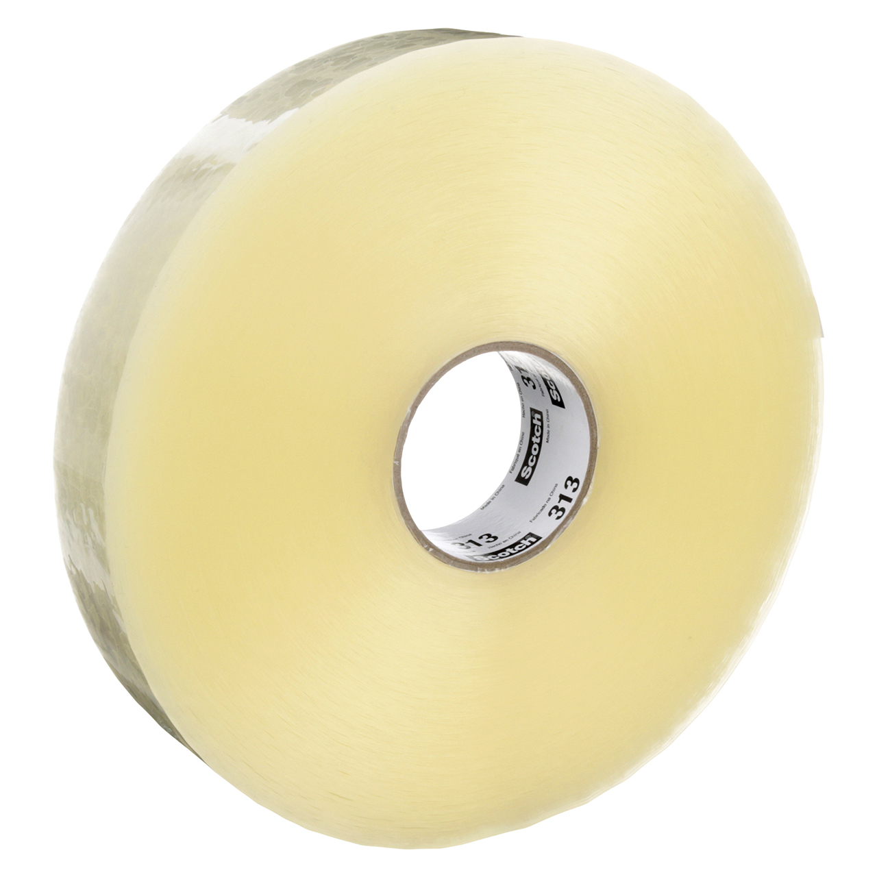 3M 7100240704 | 3.000" Size x 999.563yd OAL x 1.880" Width x 1.600mil Baking Thickness Polypropylene Film 313 Box Sealing Tape - Transparent