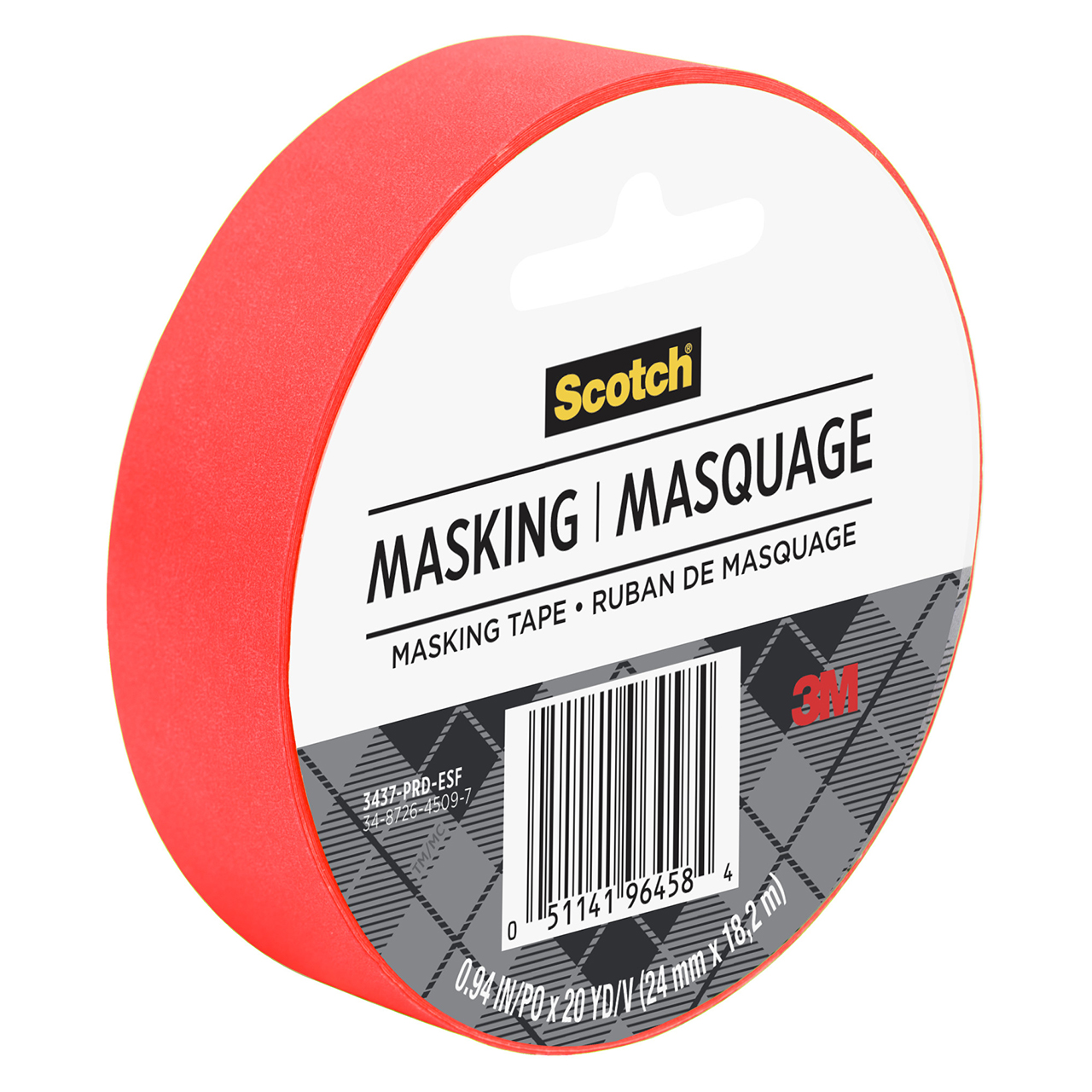 3M 7100052034 | Scotch 20 yd x 0.940" Width Masking Tape