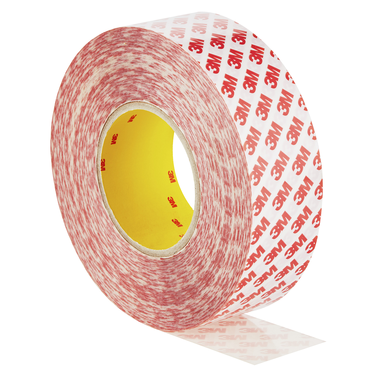 3M 7100269550 | 54.700yd OAL x 0.600" Width x 0.470mil Baking Thickness Paper Double Sided Tape - Transparent