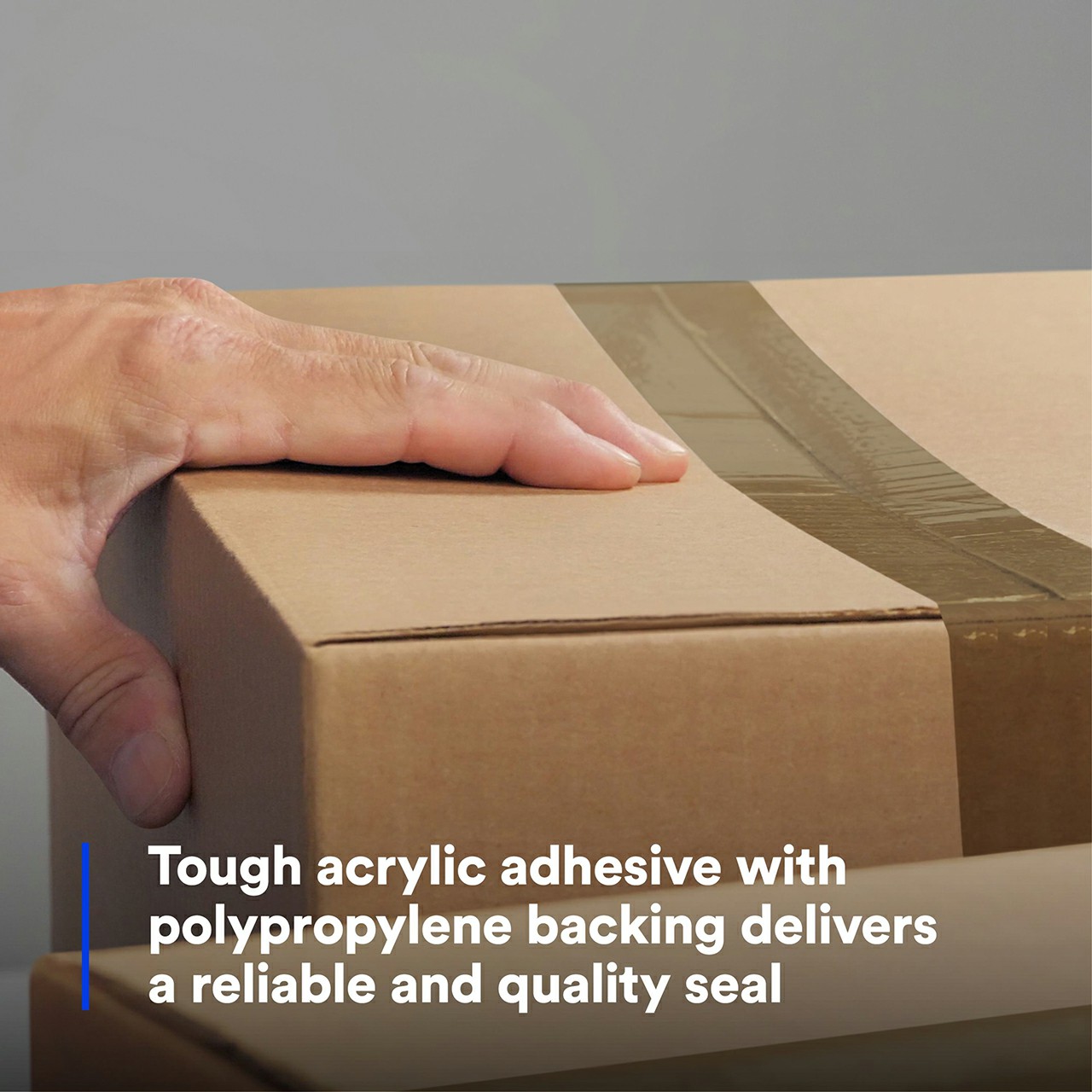 3M 7100242443 | 3.000" Size x 109.361yd OAL x 2.830" Width x 1.600mil Baking Thickness Polypropylene Film 313 Box Sealing Tape - Tan