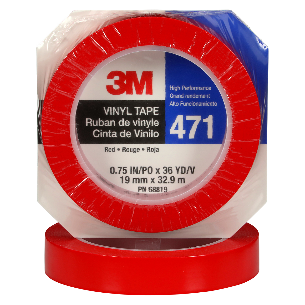 3M 7100044624 | 36 yd x 0.800" Width x 5.2 mil Thickness Vinyl Tape