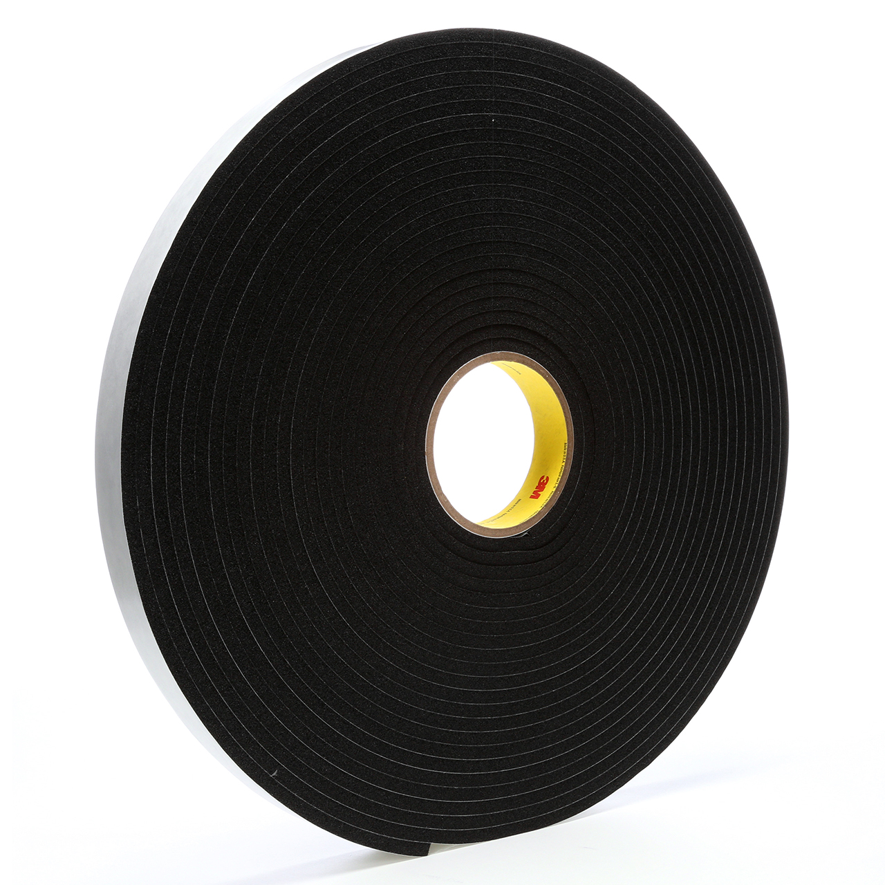 3M 7000047499 | 18.000yd Overall Length x 1.000" Width x 0.08mm Thickness Acrylic 4504 General Purpose Foam Tape - Black