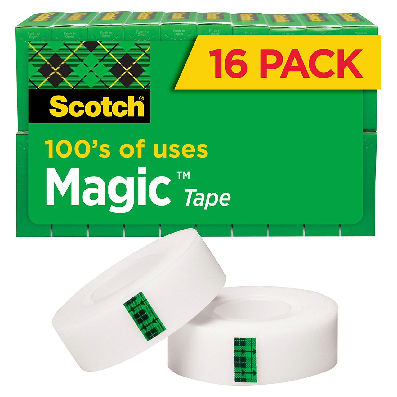 3M 7100208048 | Scotch Magic 1000.000" OAL x 0.750" Width Clear Office Tape