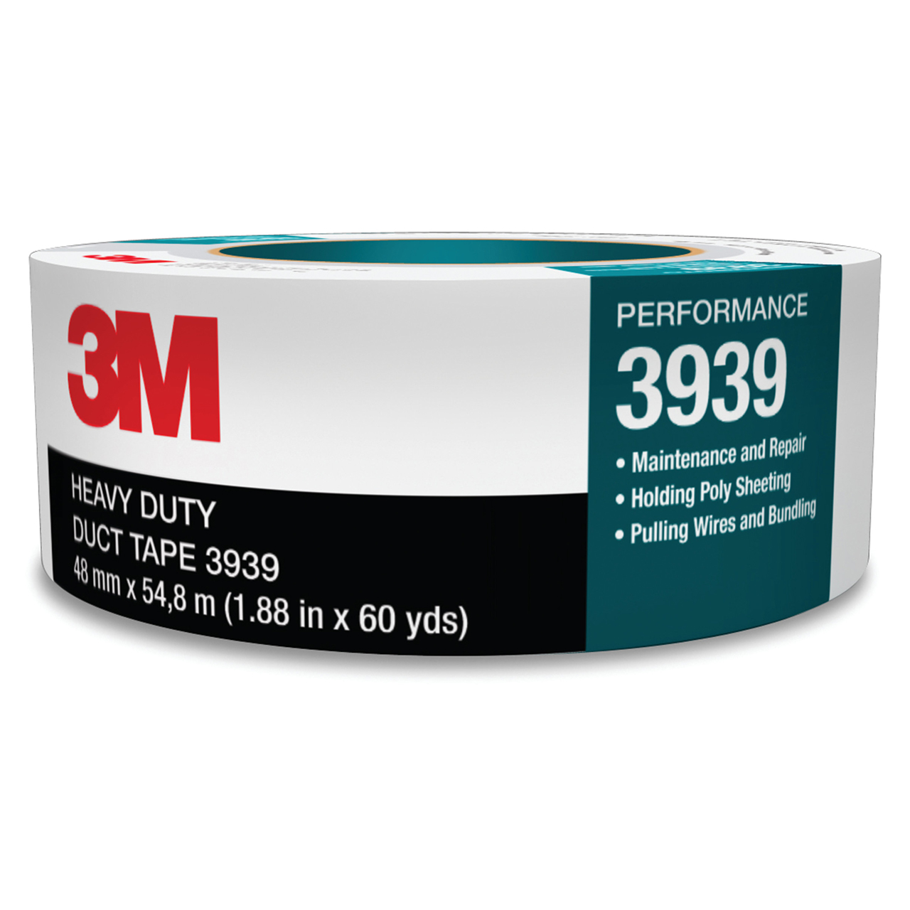 3M 7000048814 | 59.93 yd x 0.940" Width x 8.6 mil Thickness Duct Tape