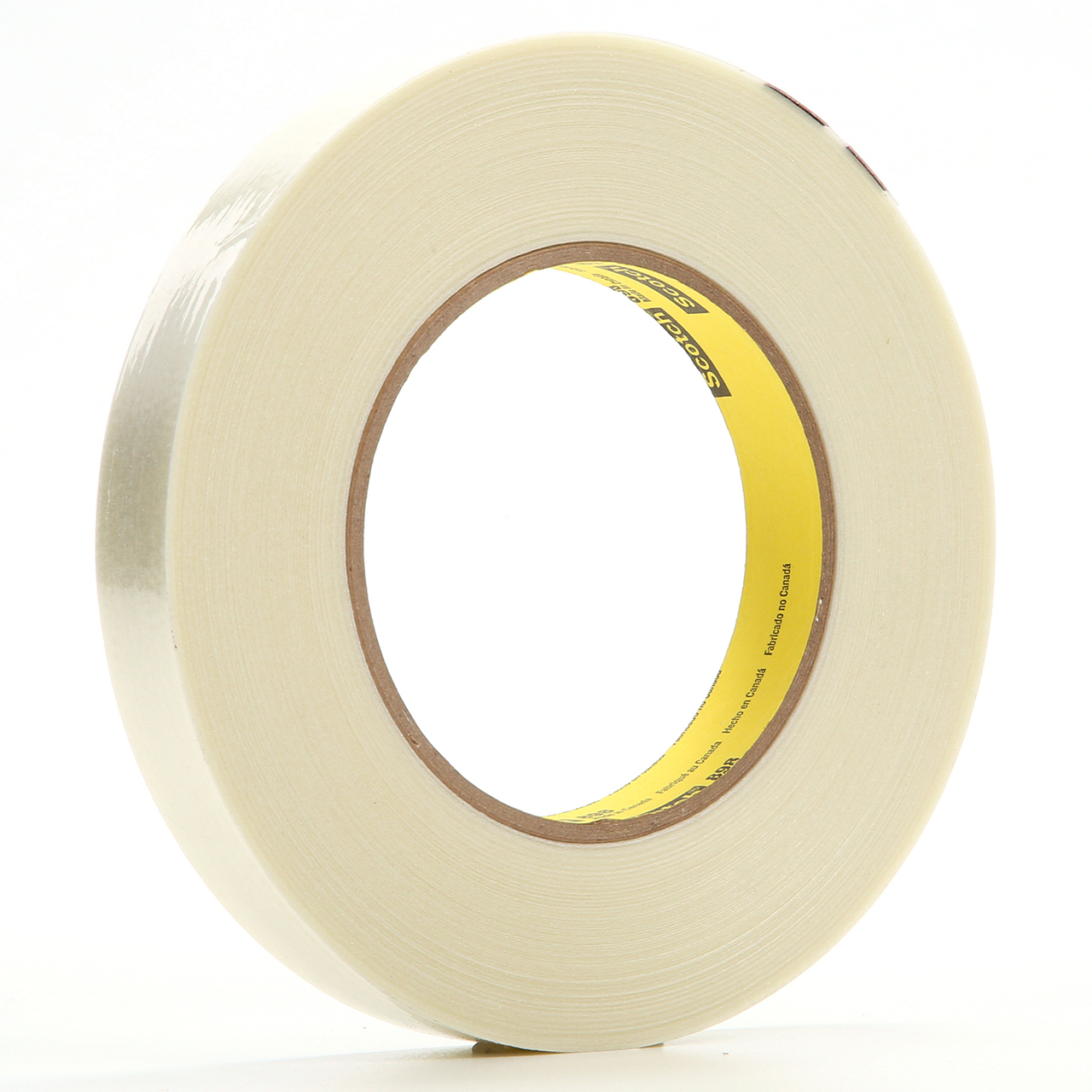 3M 7000123844 | Scotch 3.000" Size x 360.900yd OAL x 0.700" Width Polypropylene Film 898 Filament Tape - Transparent