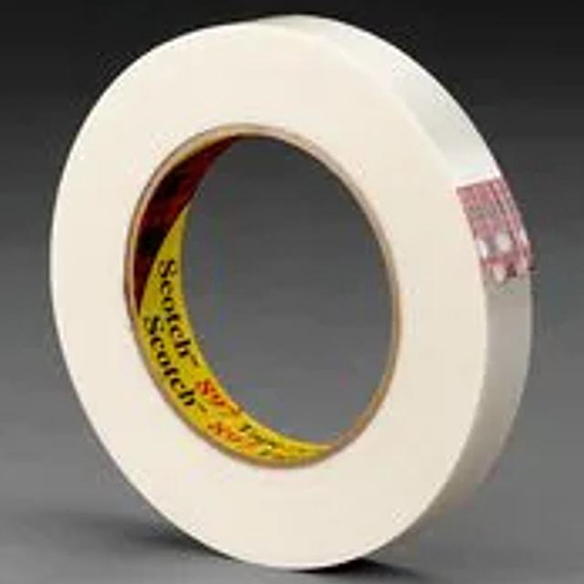 3M 7100035388 | Scotch 3.000" Size x 360.890yd OAL x 1.417" Width Polypropylene Film 897 Filament Tape - Transparent