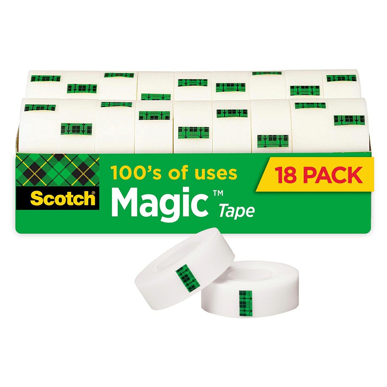 3M 7010385083 | Scotch Magic 1000.000" OAL x 0.750" Width Clear Office Tape