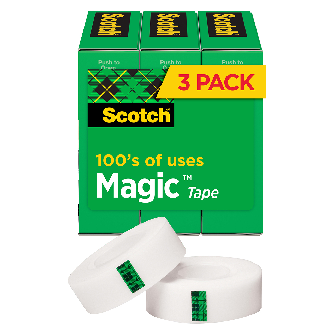 3M 7010044870 | Scotch Magic 36 yd x 0.750" Width Clear Office Tape