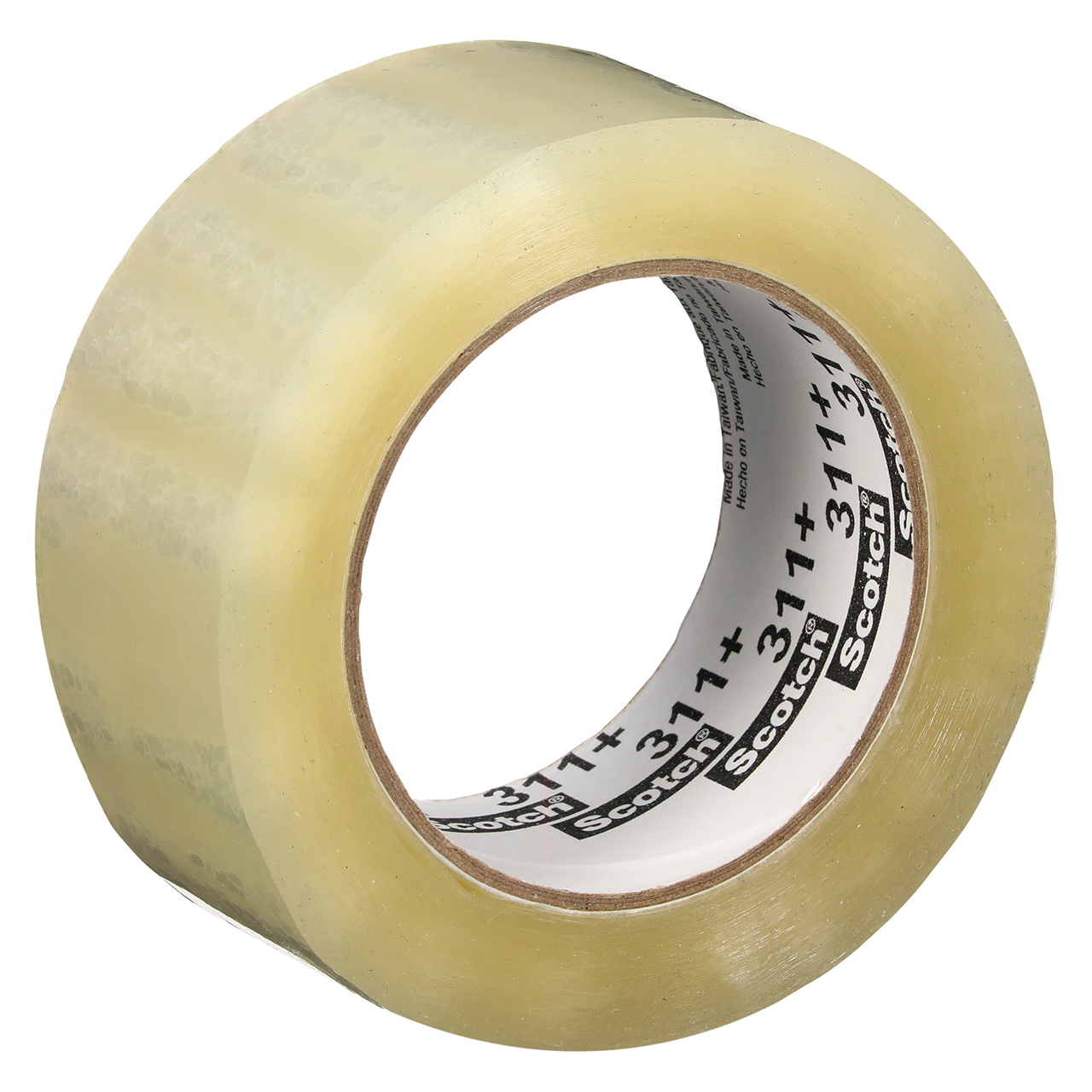 3M 7100179523 | 3.000" Size x 54.680yd OAL x 1.880" Width x 1.100mil Baking Thickness Polypropylene Film 311+ Box Sealing Tape - Transparent