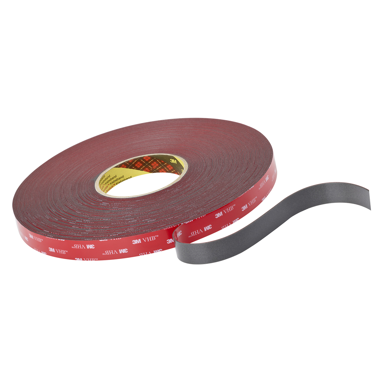 3M 7010333954 | VHB 3.000" Size x 36.000yd Overall Length x 0.500" Width Acrylic 4611 VHB Tape - Dark Gray