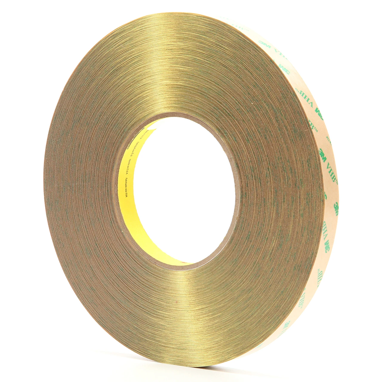 3M 7000115608 | VHB 60.000yd Overall Length x 0.500" Width x 0.11mm Thickness High Temperature Acrylic Adhesive 100 F9473PC Adhesive Transfer Tape