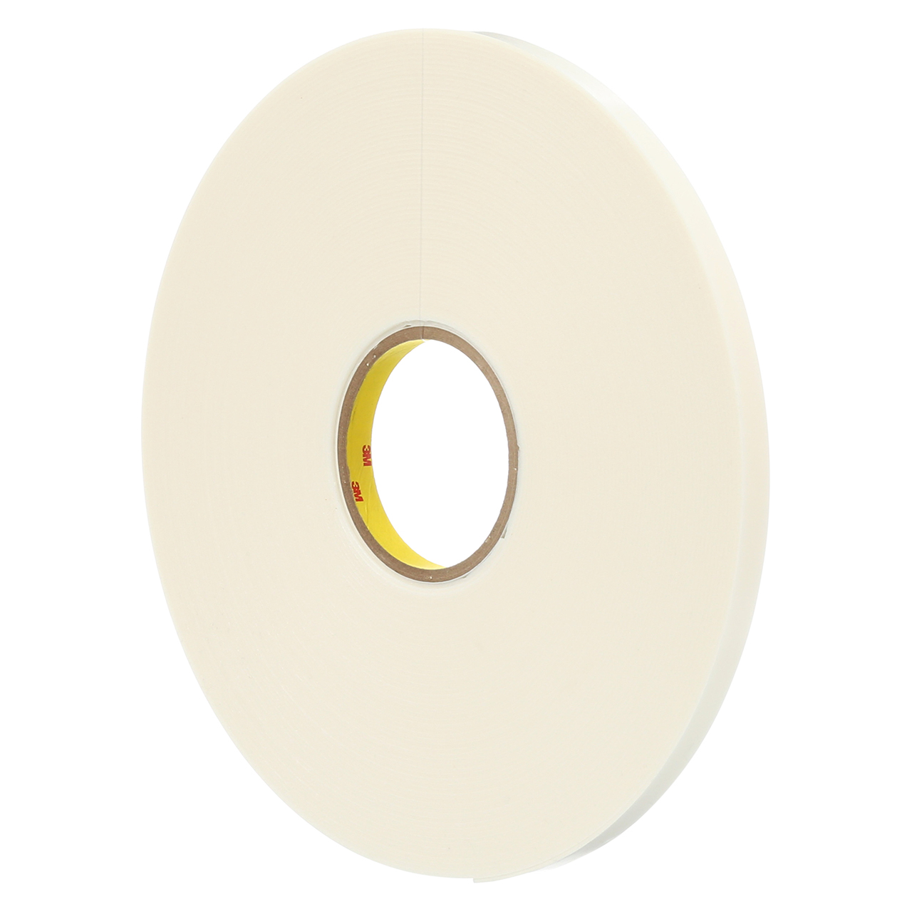 3M 7010373743 | 36.000yd OAL x 0.370" Width x 0.08mm Thickness Polyethylene 4466 General Purpose Foam Tape - White