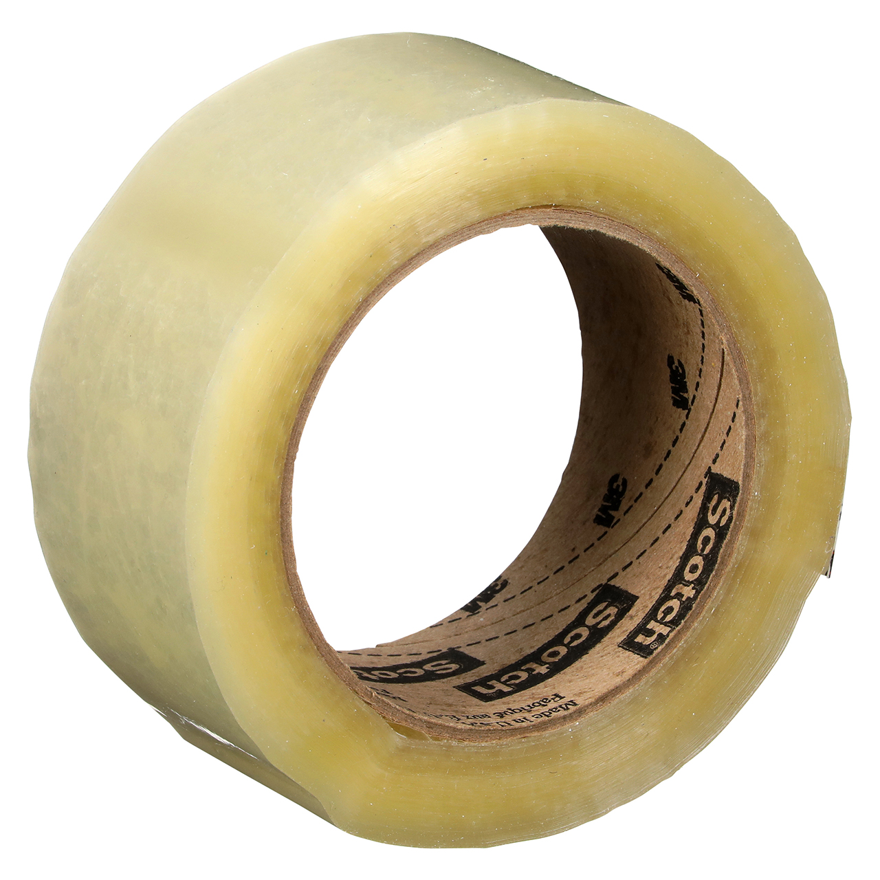 3M 7100288162 | 3.000" Size x 109.360yd OAL x 1.880" Width x 1.200mil Baking Thickness Polypropylene Film 371+ Box Sealing Tape - Transparent