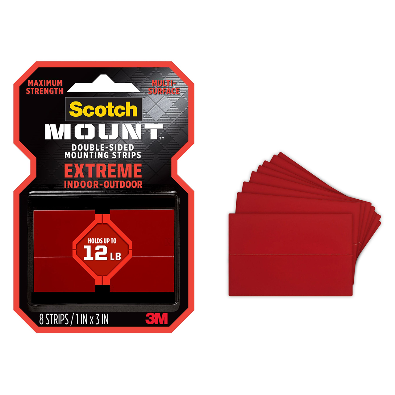 3M 7100216166 | Scotch-Mount 3.000" OAL x 1.000" Width General Purpose Foam Tape