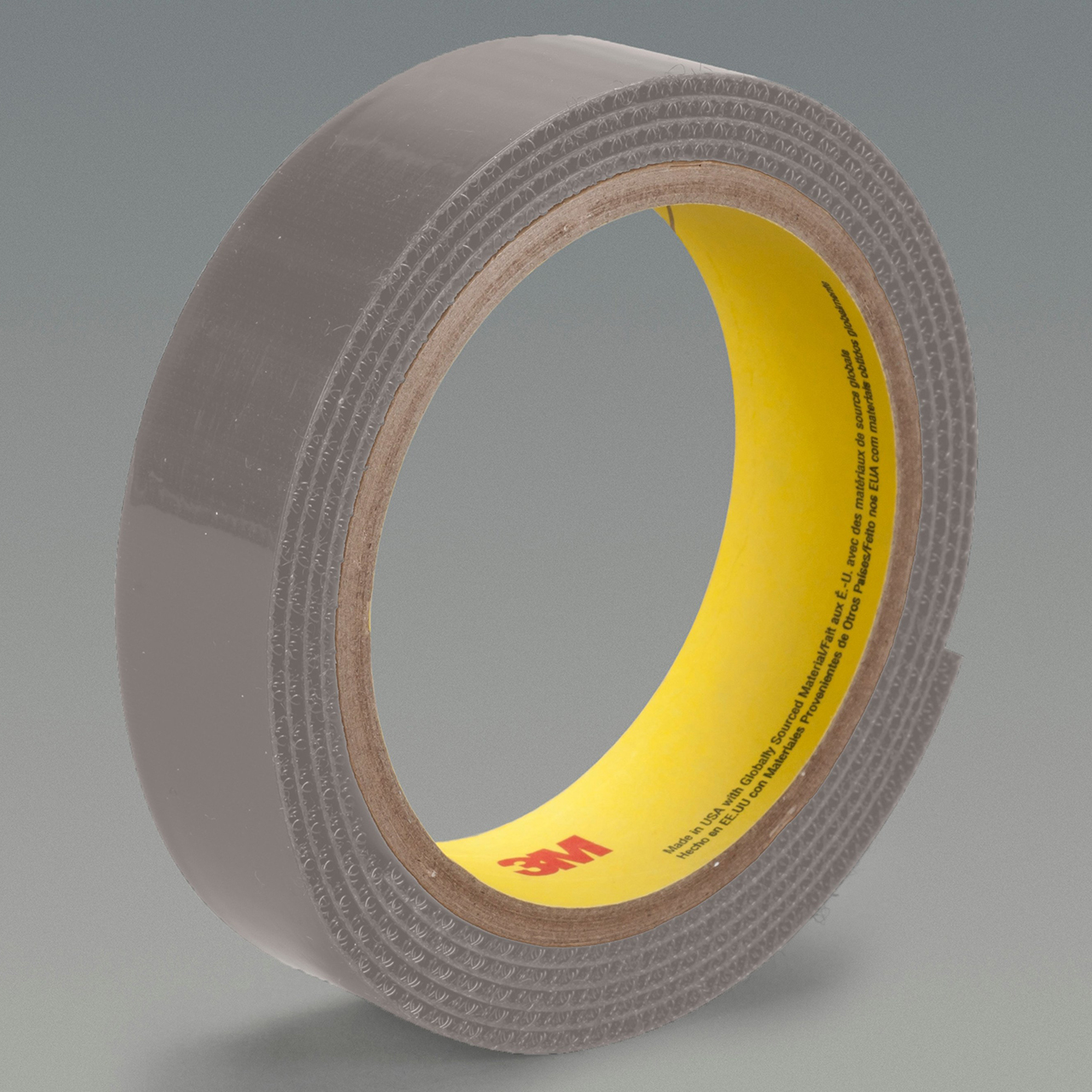 3M 7010341002 | 50.000yd Overall Length x 0.750" Width x 0.08mm Thickness SJ3419FR Hook & Loop Fastener - Slate Gray