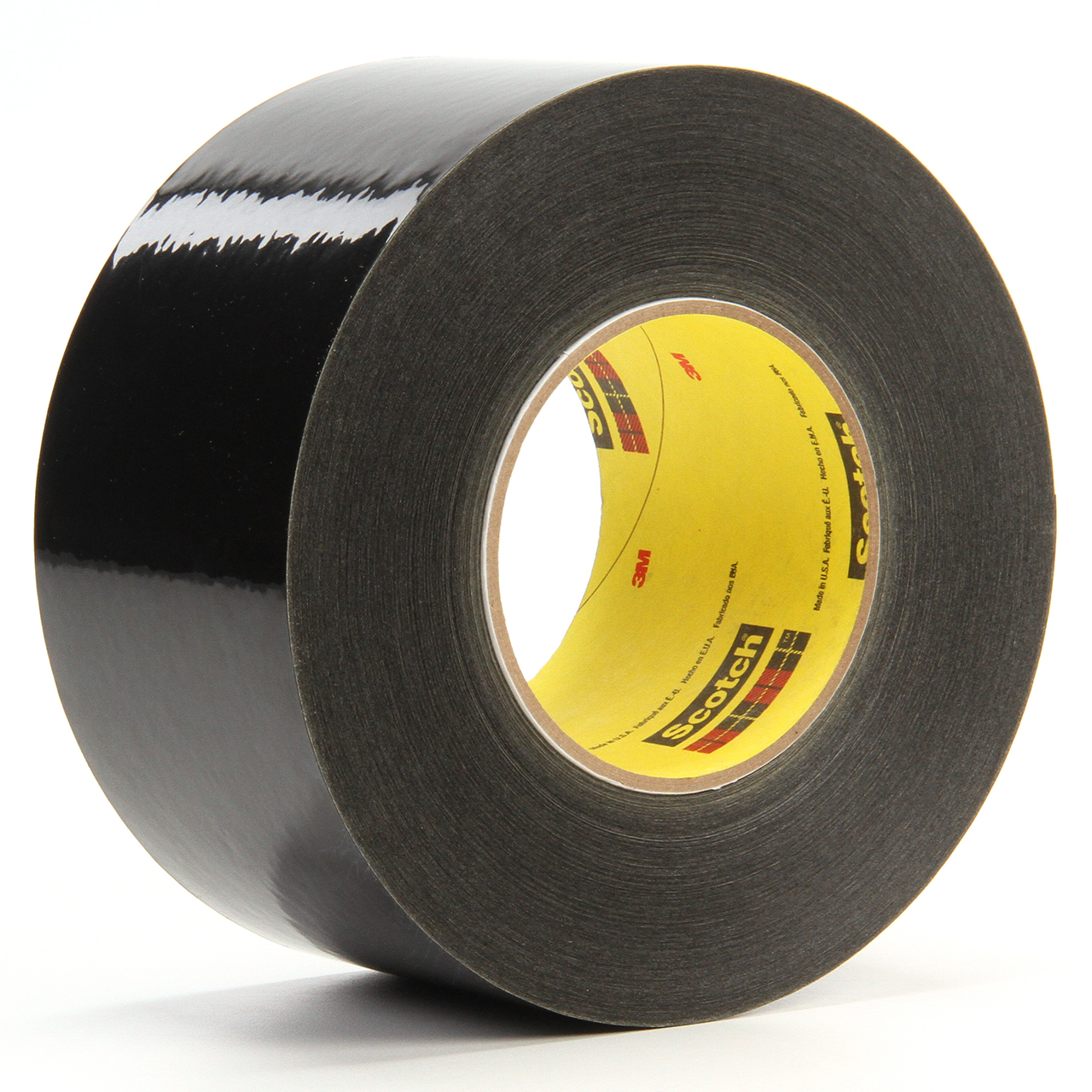 3M 7010373601 | Scotch 3.000" Size x 60.000yd Overall Length x 10.600mil Thickness x 3.000" Width Polyethylene/Saturated Crepe Paper 226 Masking Tape - Black