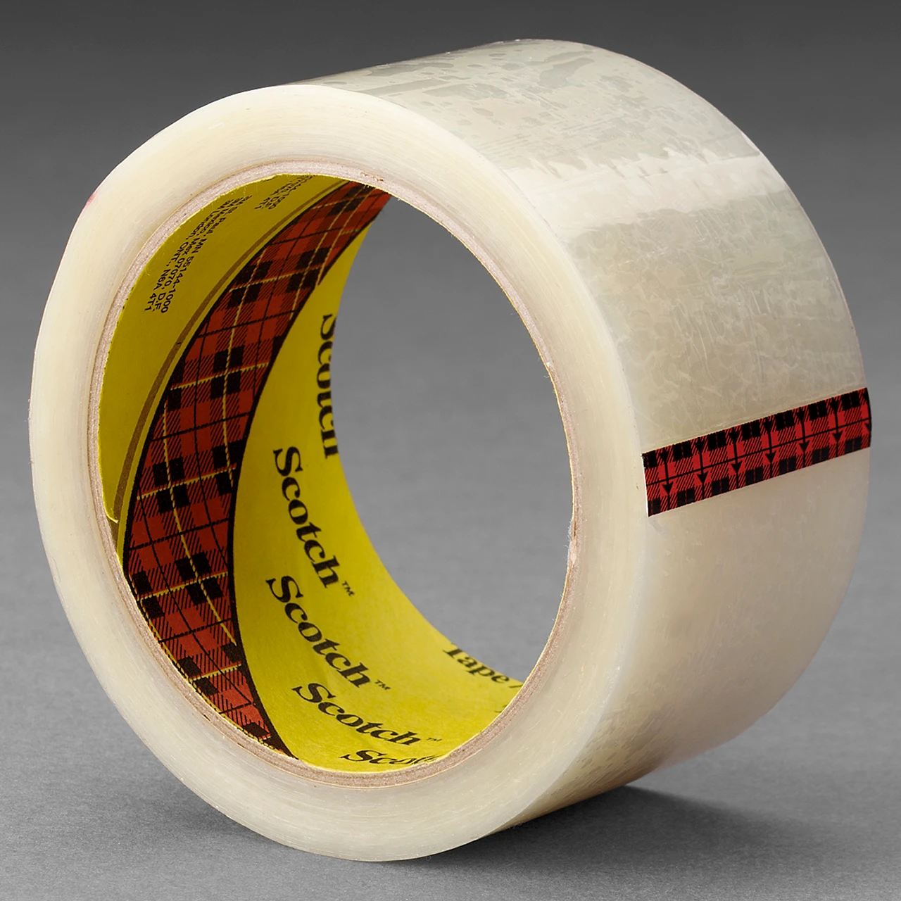 3M 7010300055 | 3.000" Size x 72.000yd OAL x 0.370" Width x 1.600mil Baking Thickness Polypropylene Film 605 Box Sealing Tape - Transparent