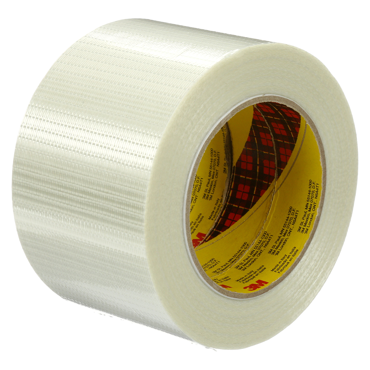 3M 7000137063 | Scotch 3.000" Size x 60.000yd Overall Length x 4.000" Width Polypropylene Film 8959 Filament Tape - Transparent
