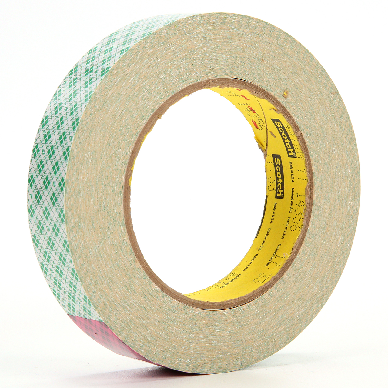 3M 7000049274 | 36.000yd Overall Length x 1.000" Width x 0.08mm Thickness Paper 410M Double Sided Tape - Natural