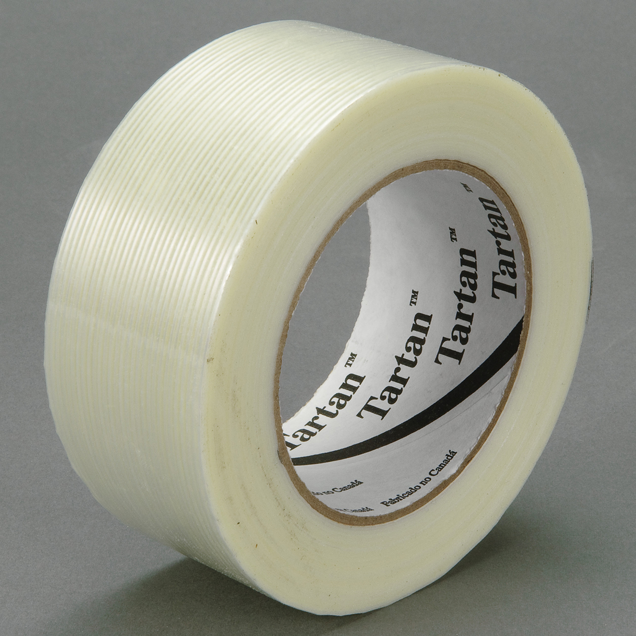 3M 7000123734 | Tartan 3.000" Size x 60.140yd OAL x 2.830" Width Polypropylene Film 8934 Filament Tape - Transparent