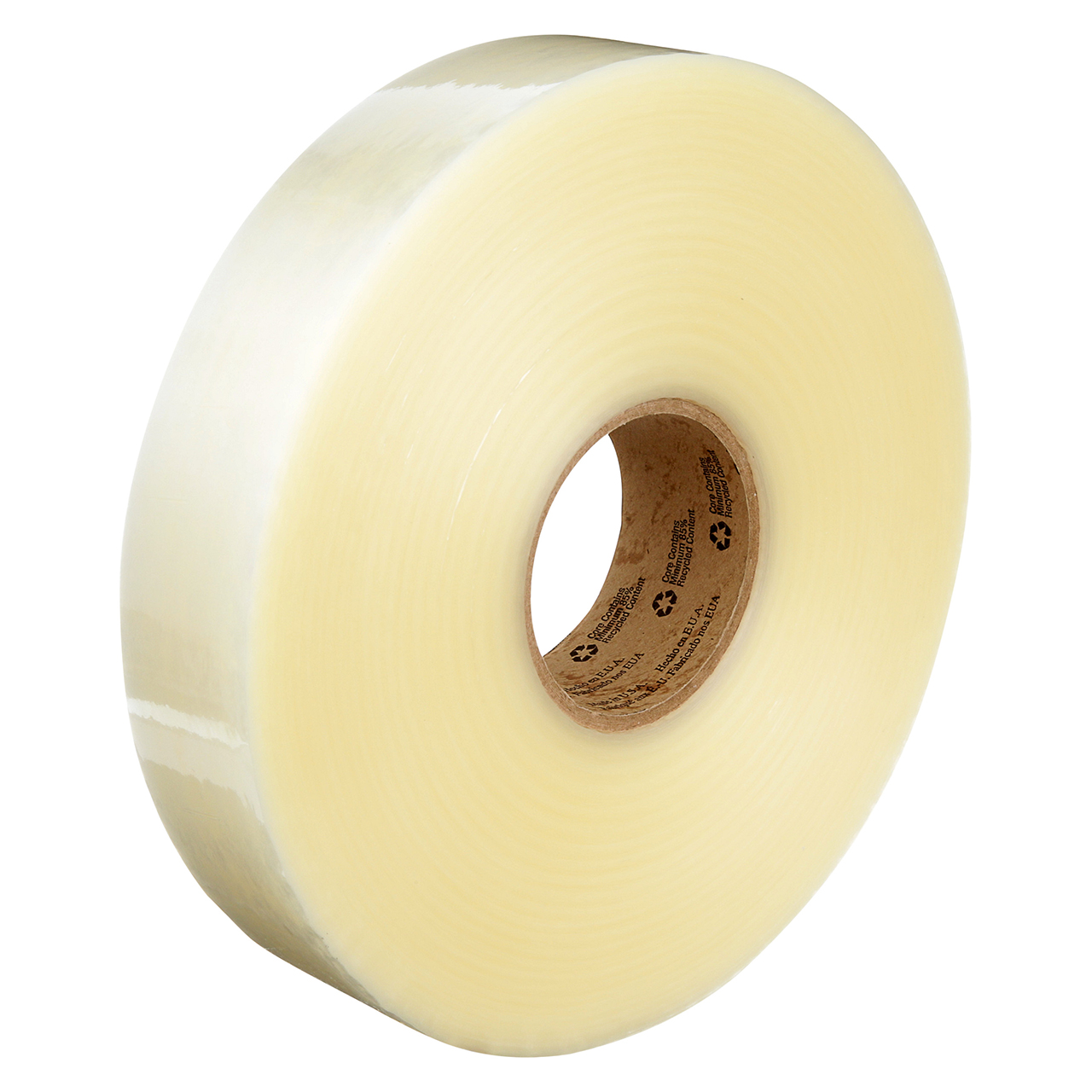 3M 7100089915 | 3.000" Size x 999.560yd OAL x 1.410" Width x 1.200mil Baking Thickness Polypropylene Film 371 Box Sealing Tape - Transparent