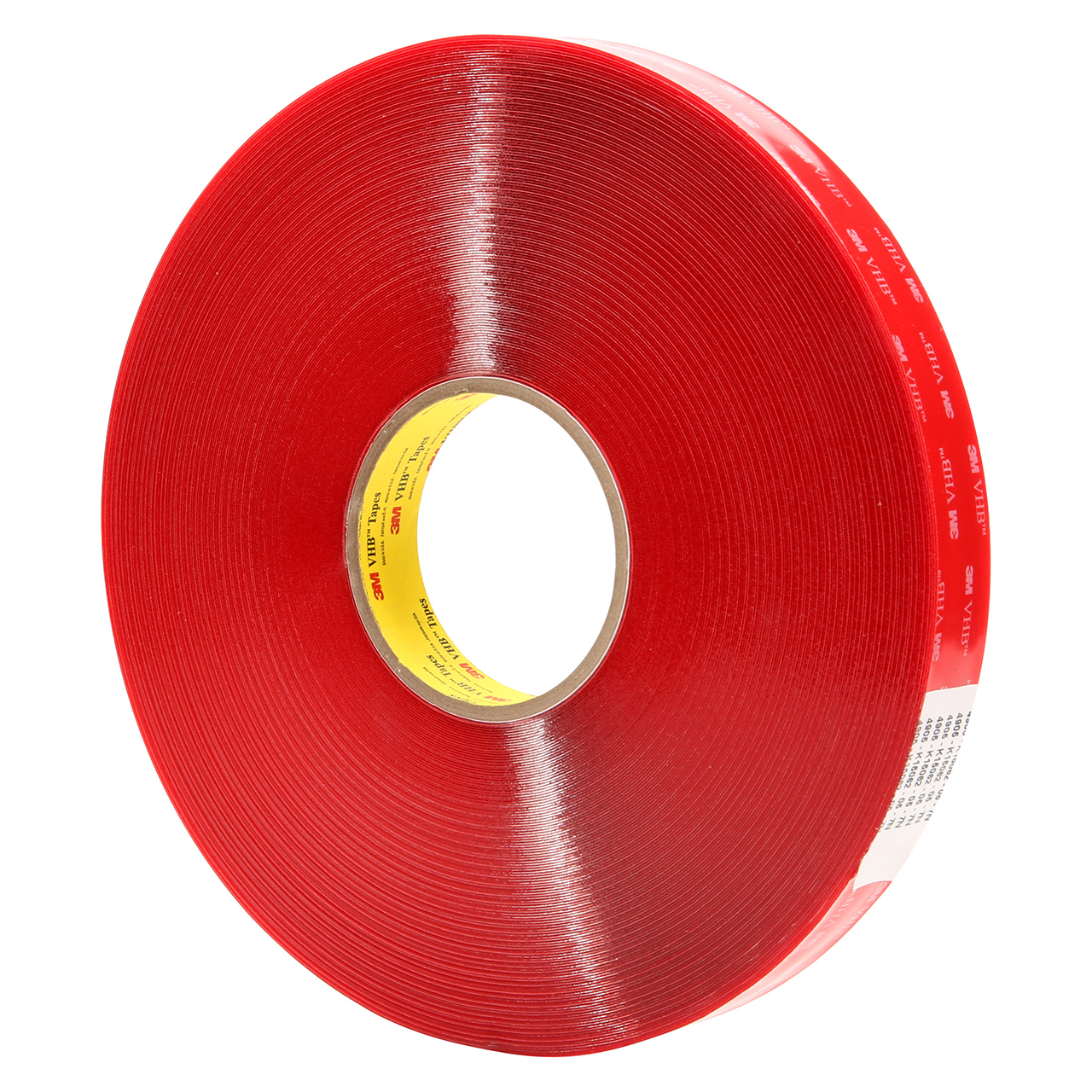 3M 7000123596 | 3.000" Size x 72.000yd Overall Length x 1.000" Width x 5.000mil Baking Thickness Acrylic Foam 4905 VHB Tape - Transparent