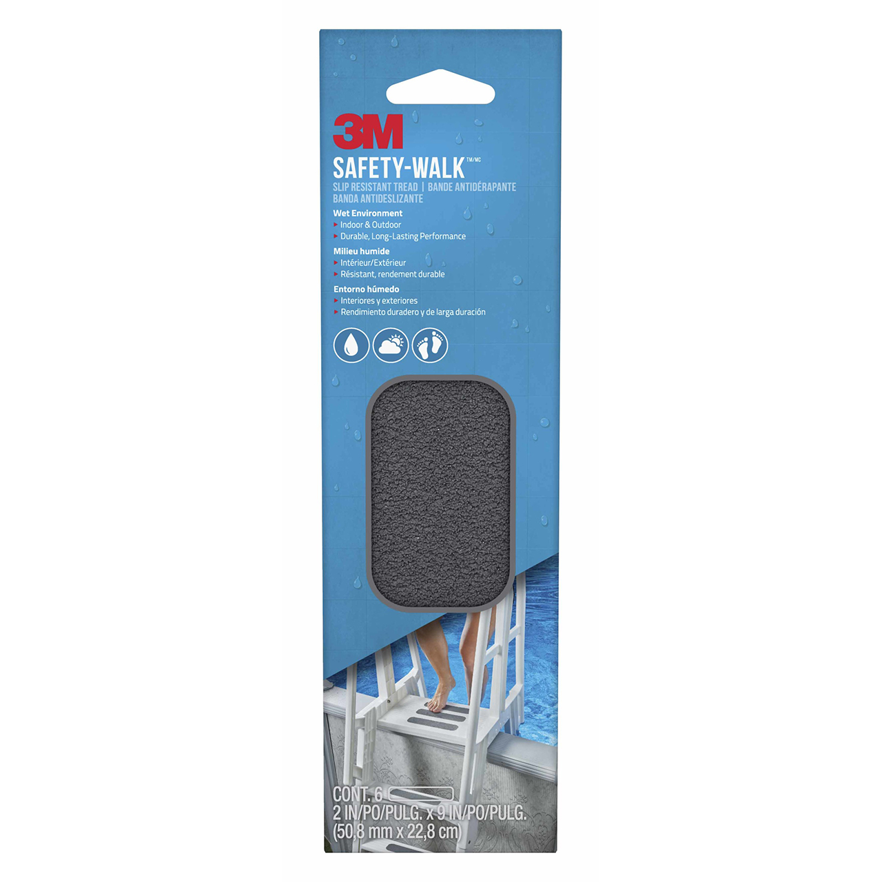 3M 7100173132 | Safety-Walk 9.000" x 2.000" Width Anti-slip Tape & Treads