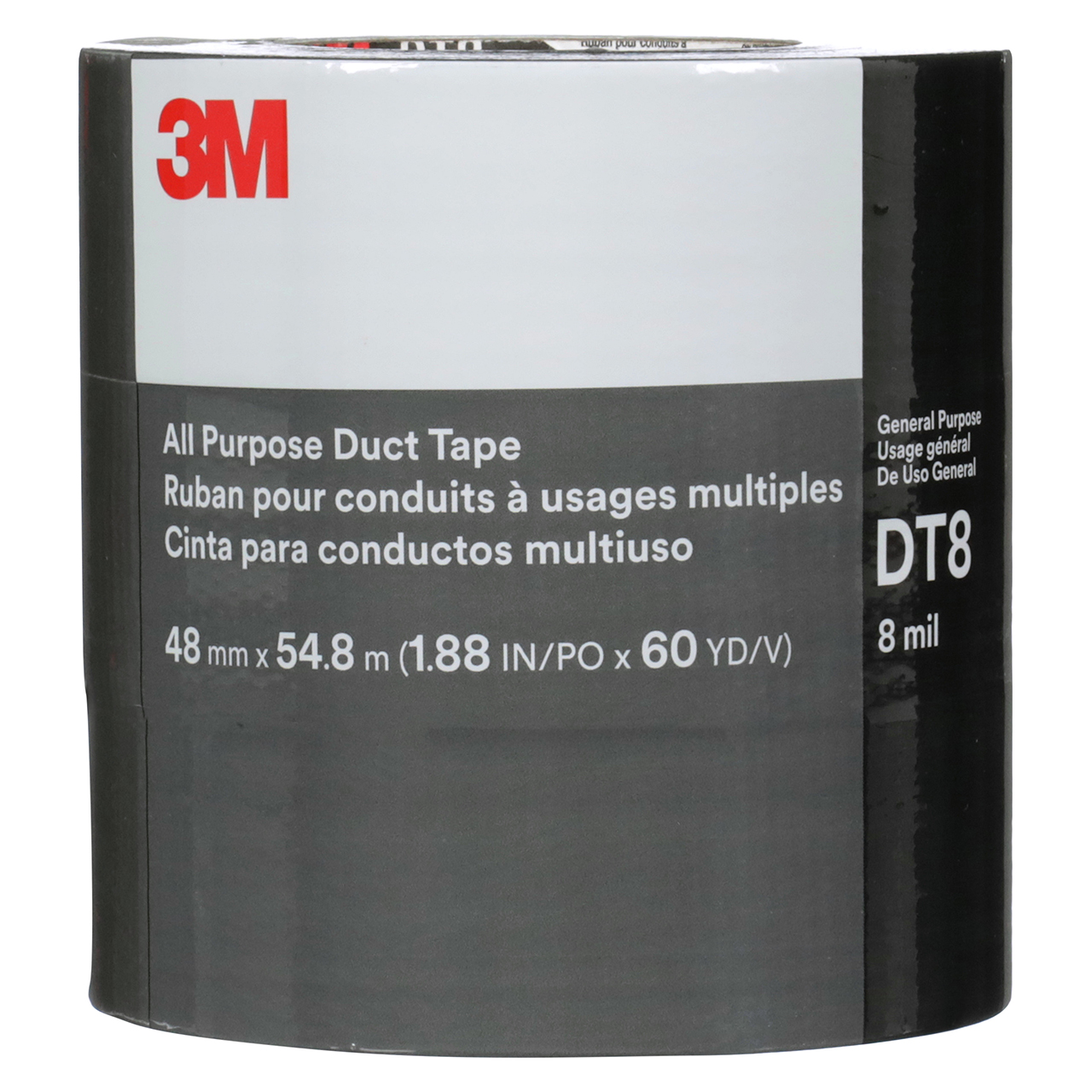 3M 7100253423 | 59.93 yd x 1.890" Width x 8.0 mil Thickness Duct Tape