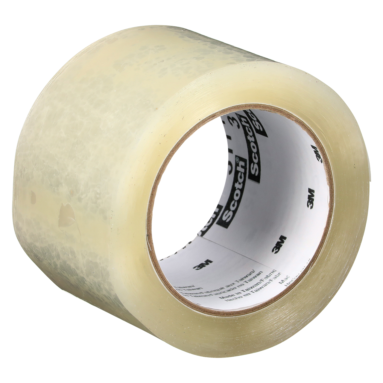 3M 7100253843 | 3.000" Size x 109.361yd OAL x 2.835" Width x 1.100mil Baking Thickness Polypropylene Film 311+ Box Sealing Tape - Transparent