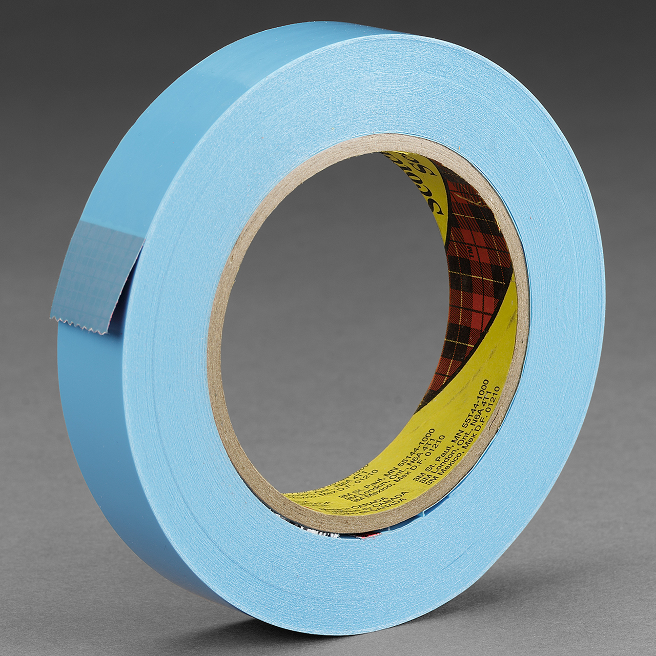 3M 7000028947 | Scotch 3.000" Size x 60.140yd OAL x 1.880" Width Polypropylene Film 8898 Filament Tape - Blue