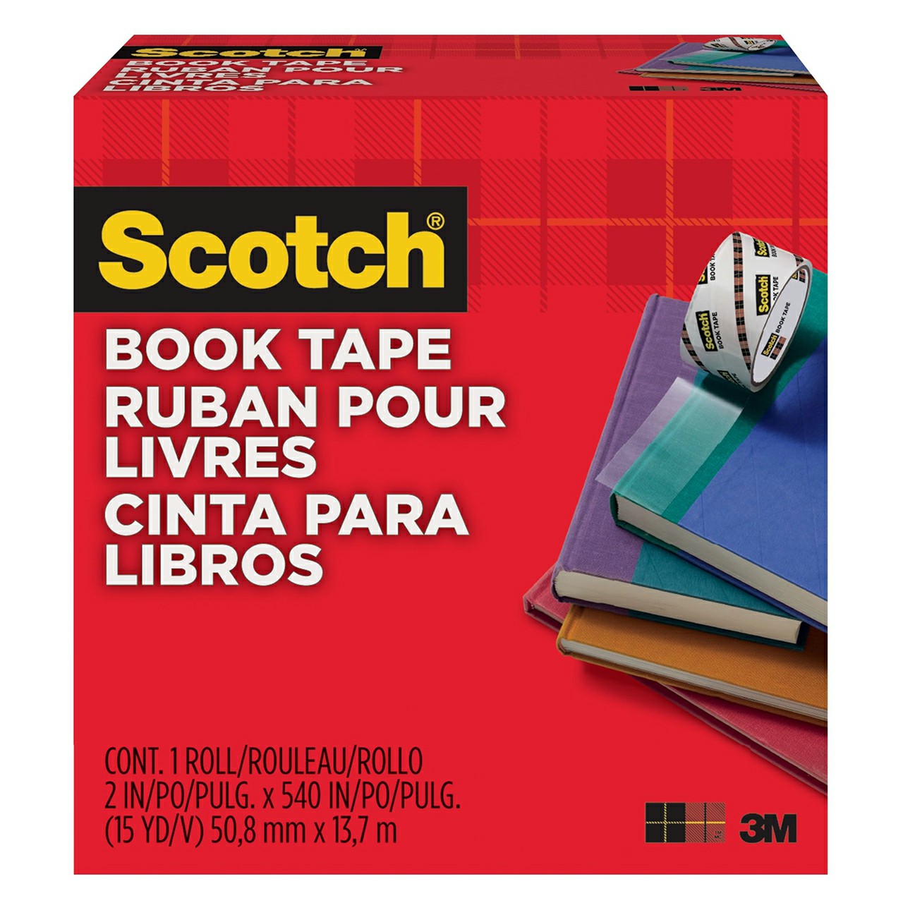 3M 7010408215 | Scotch 540.000" OAL x 2.000" Width x 3.3 mil Thickness Specialty Application Tape